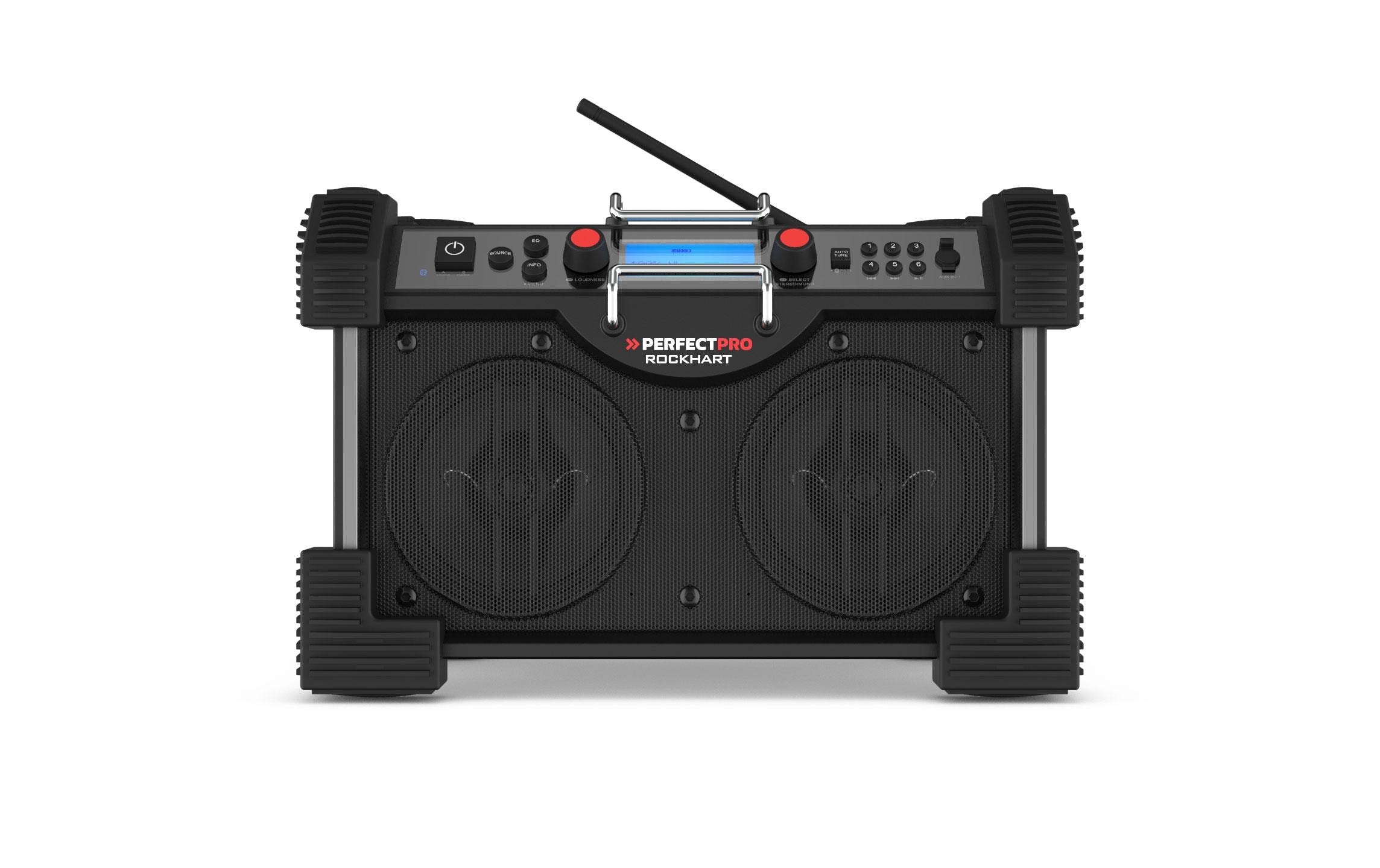 PerfectPro Digitalradio (DAB+) »ROCKHART« ( ) Display, Equalizer, Senderspeicher