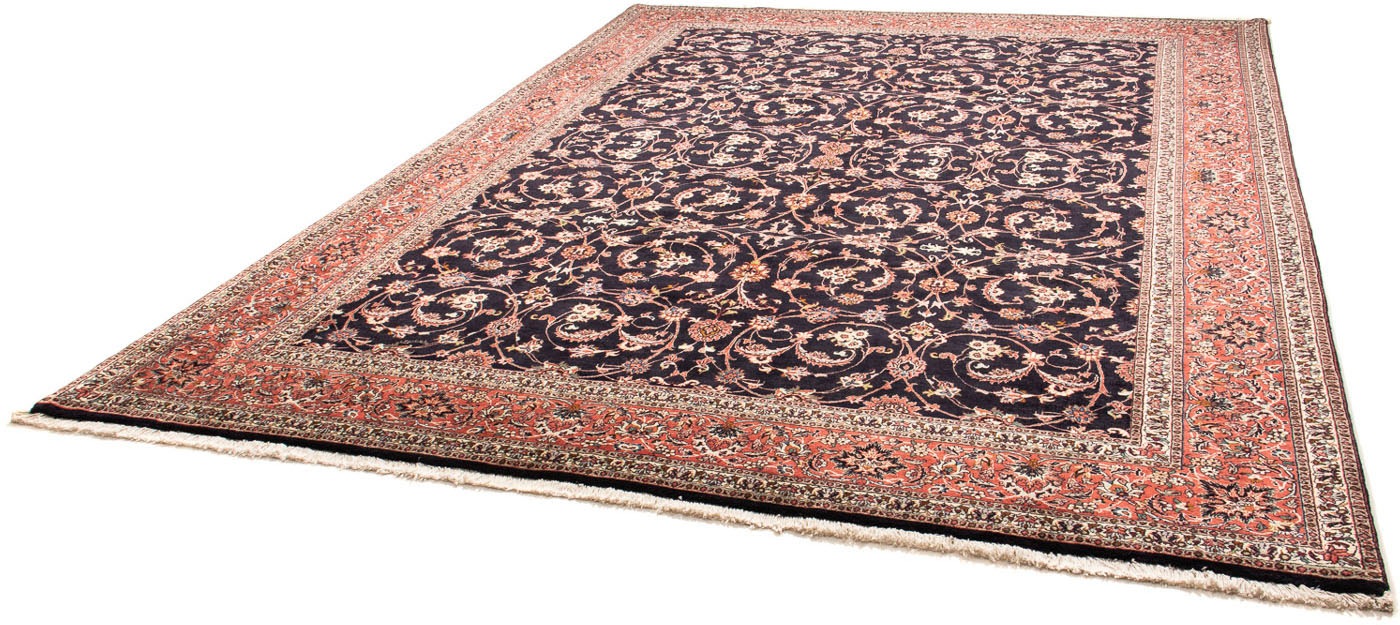 Image of morgenland Orientteppich »Perser - Bidjar - 350 x 257 cm - dunkelblau«, rechteckig, 15 mm Höhe, Wohnzimmer, Handgeknüpft, Einzelstück mit Zertifikat bei Ackermann Versand Schweiz