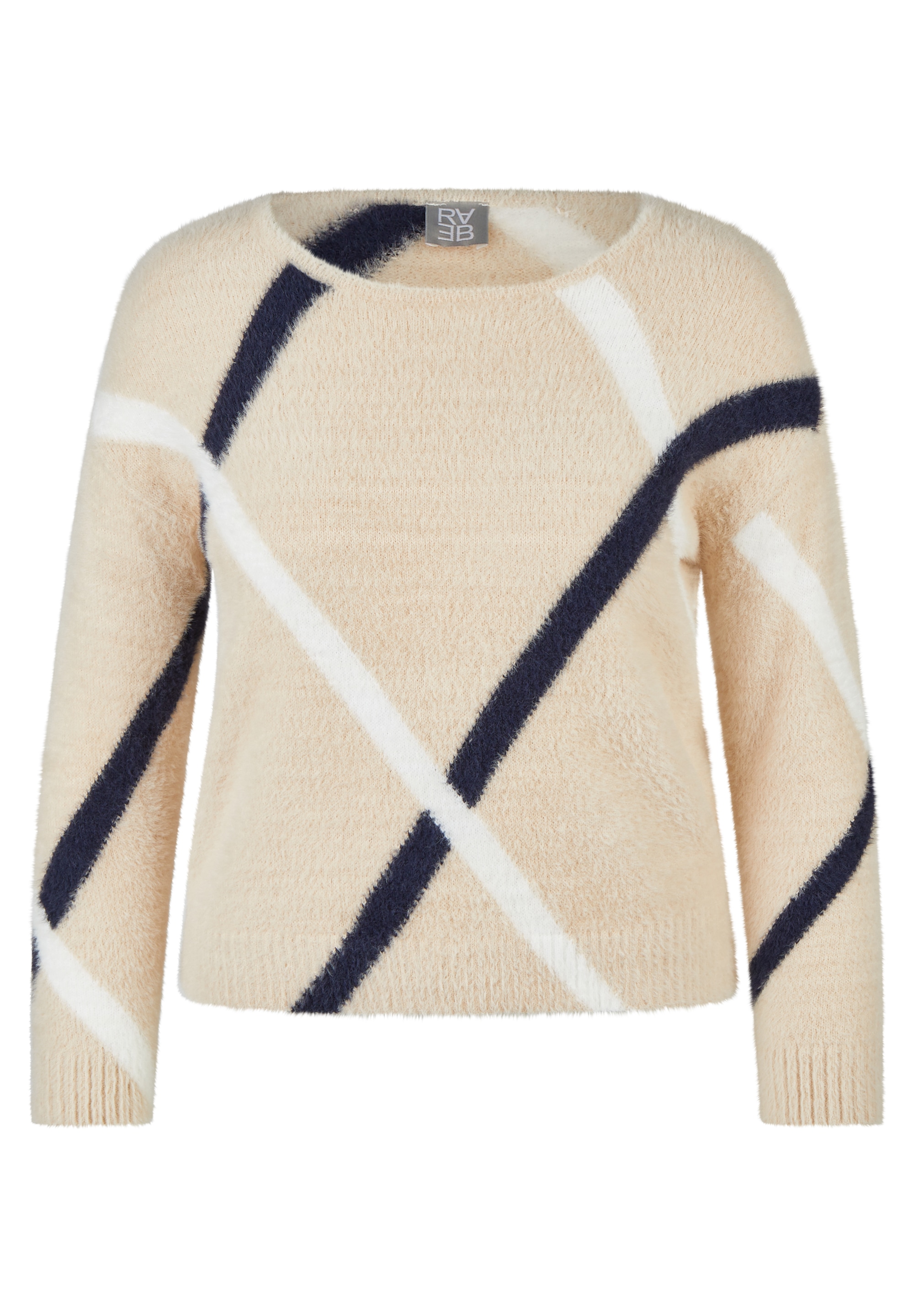 Rabe Pull en tricot avec motif graphique