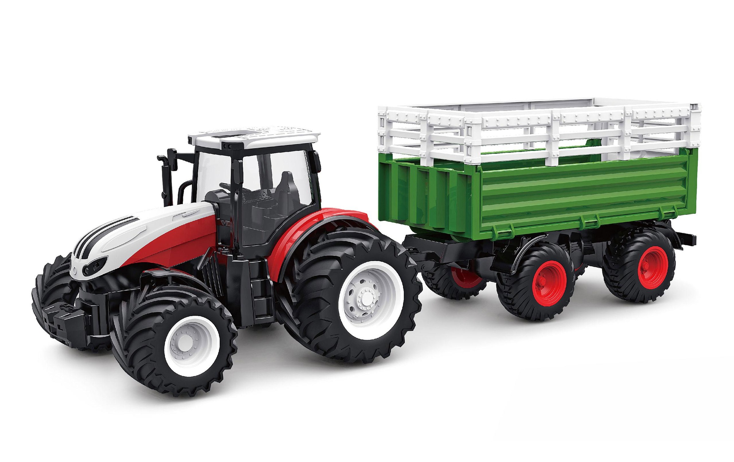 Image of Amewi RC-Traktor "Traktor mit Viehtransporter RTR"