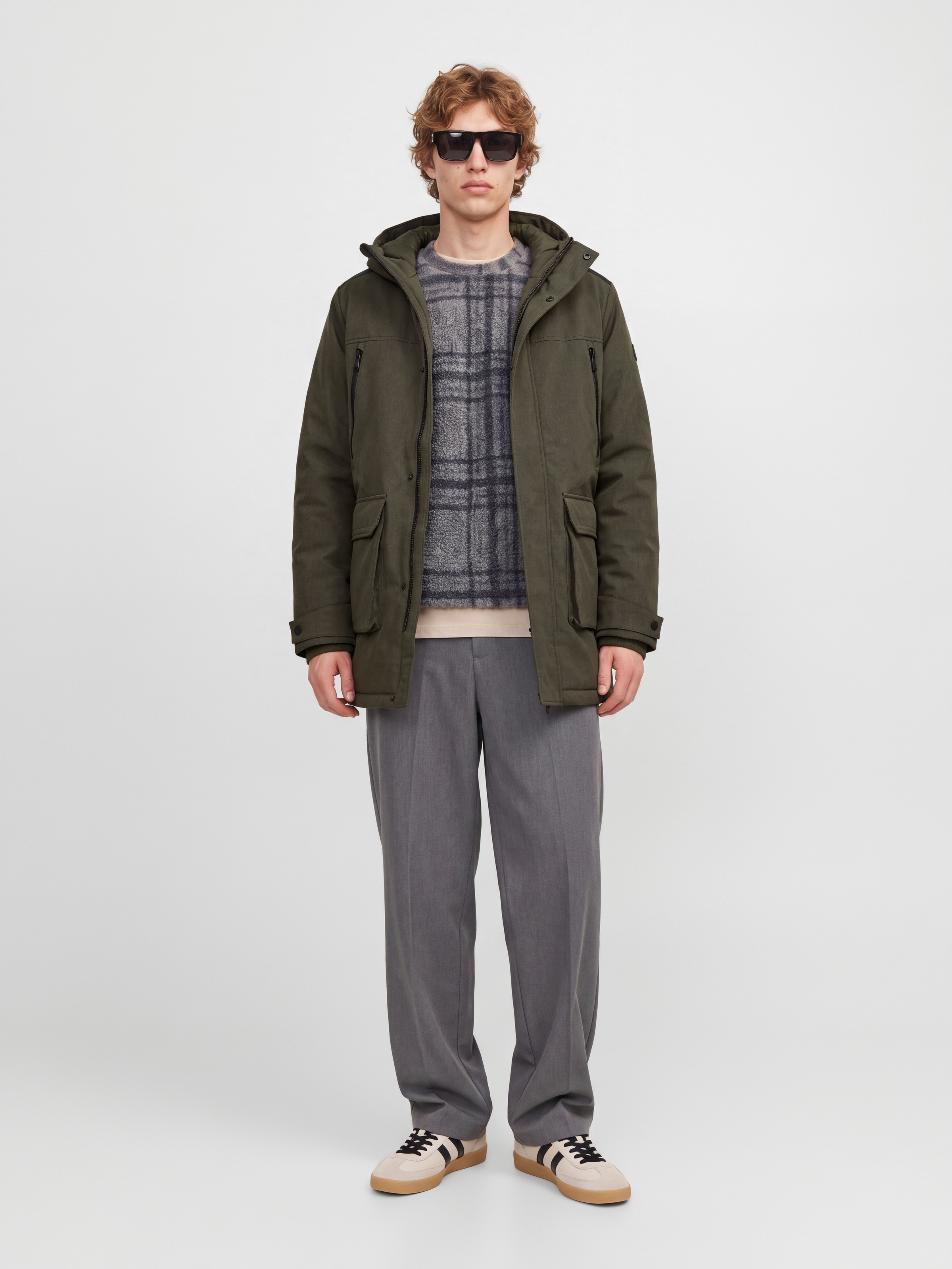 Jack & Jones Parka softshell »JJCLARK SOFTSHELL PARKA« avec capuche Kunstfaser, regular fit