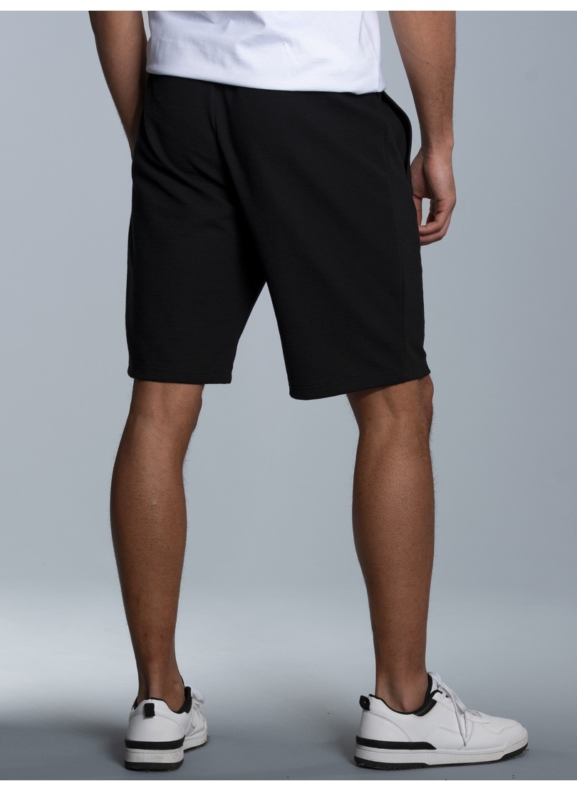 Trigema Bermudas »TRIGEMA Shorts in strukturierter Sweat-Qualität«