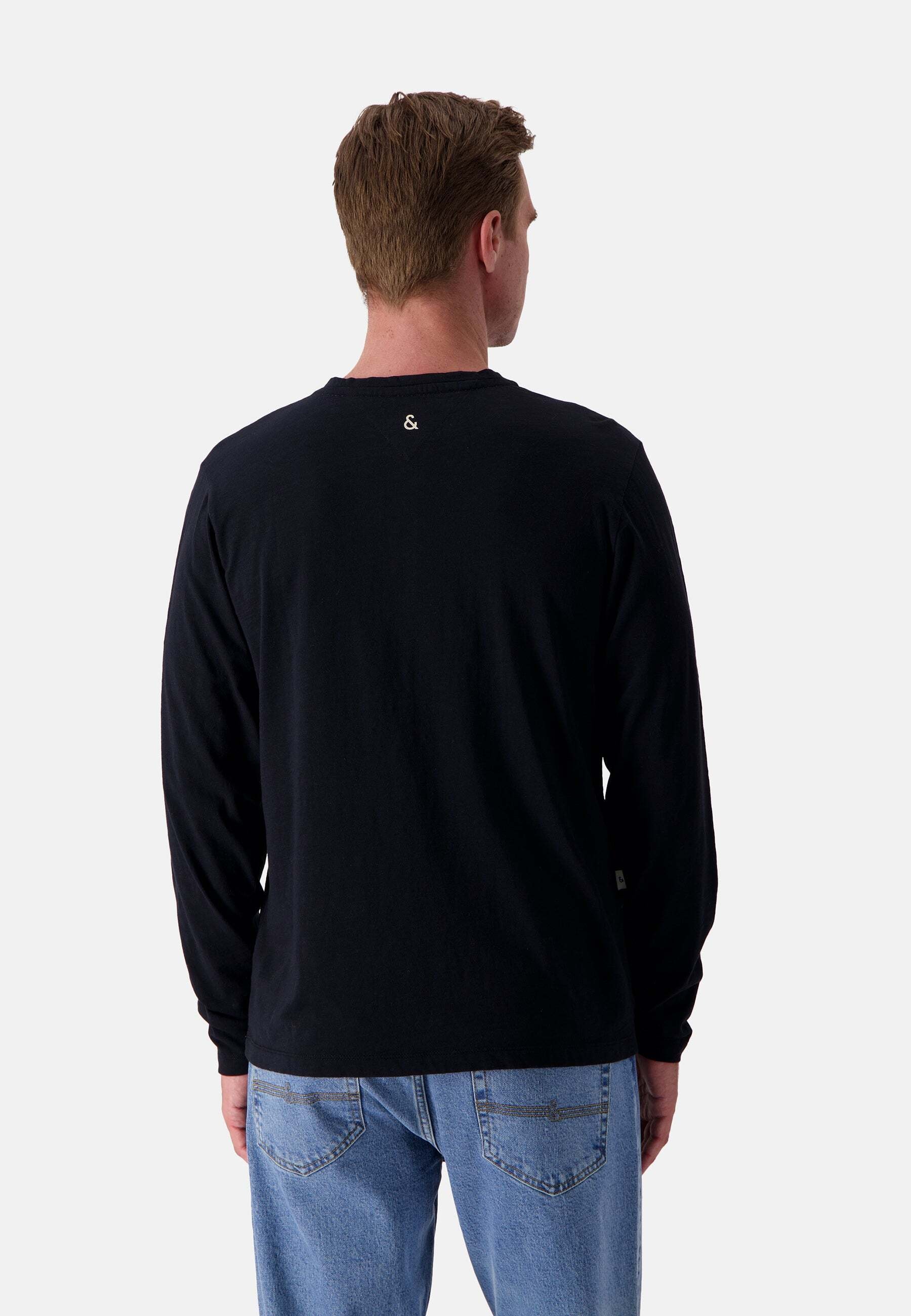 colours & sons Longsweatshirt »colours & sons Langarmshirt Henley Slub«