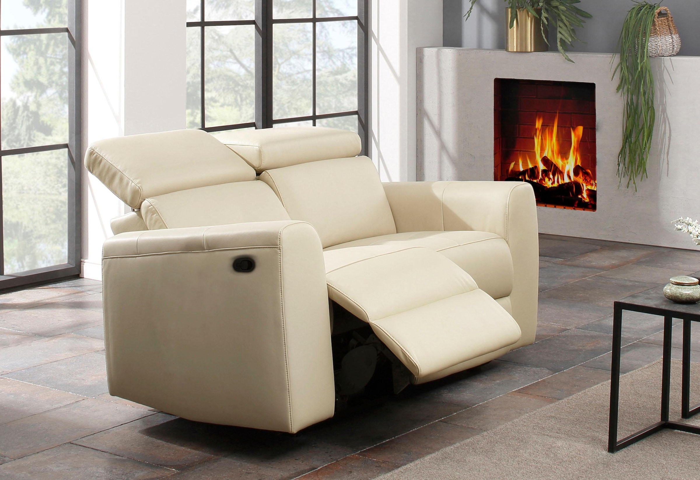 Home affaire 2-Sitzer »Sentrano«, 152 cm, man. o. elektr. Relaxfunktion und USB/Kopfverstellung