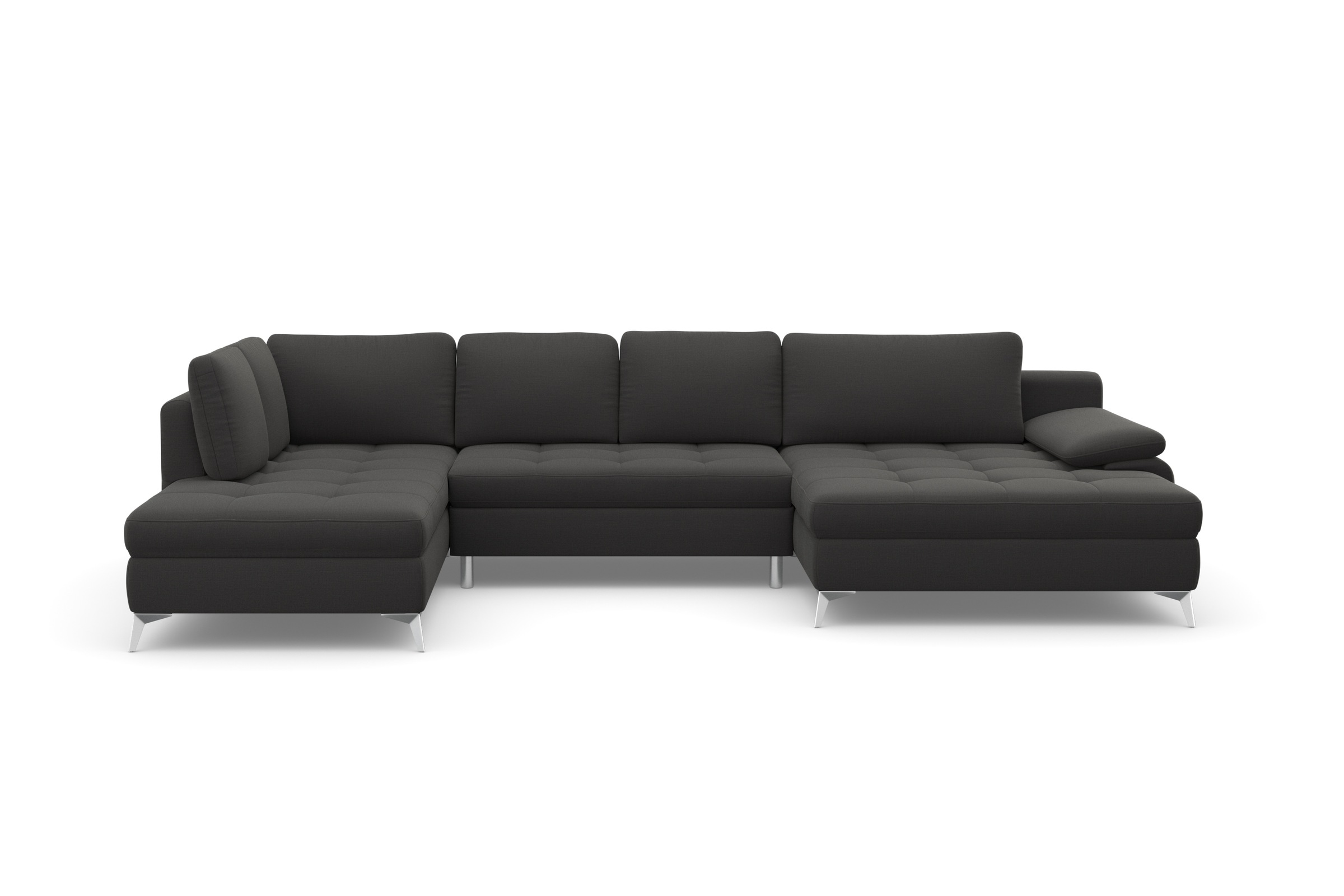 sit&more Wohnlandschaft »Latigo U-Form«, mit Mega-Recamiere, wahlweise mit Bettfunktion und Bettkasten