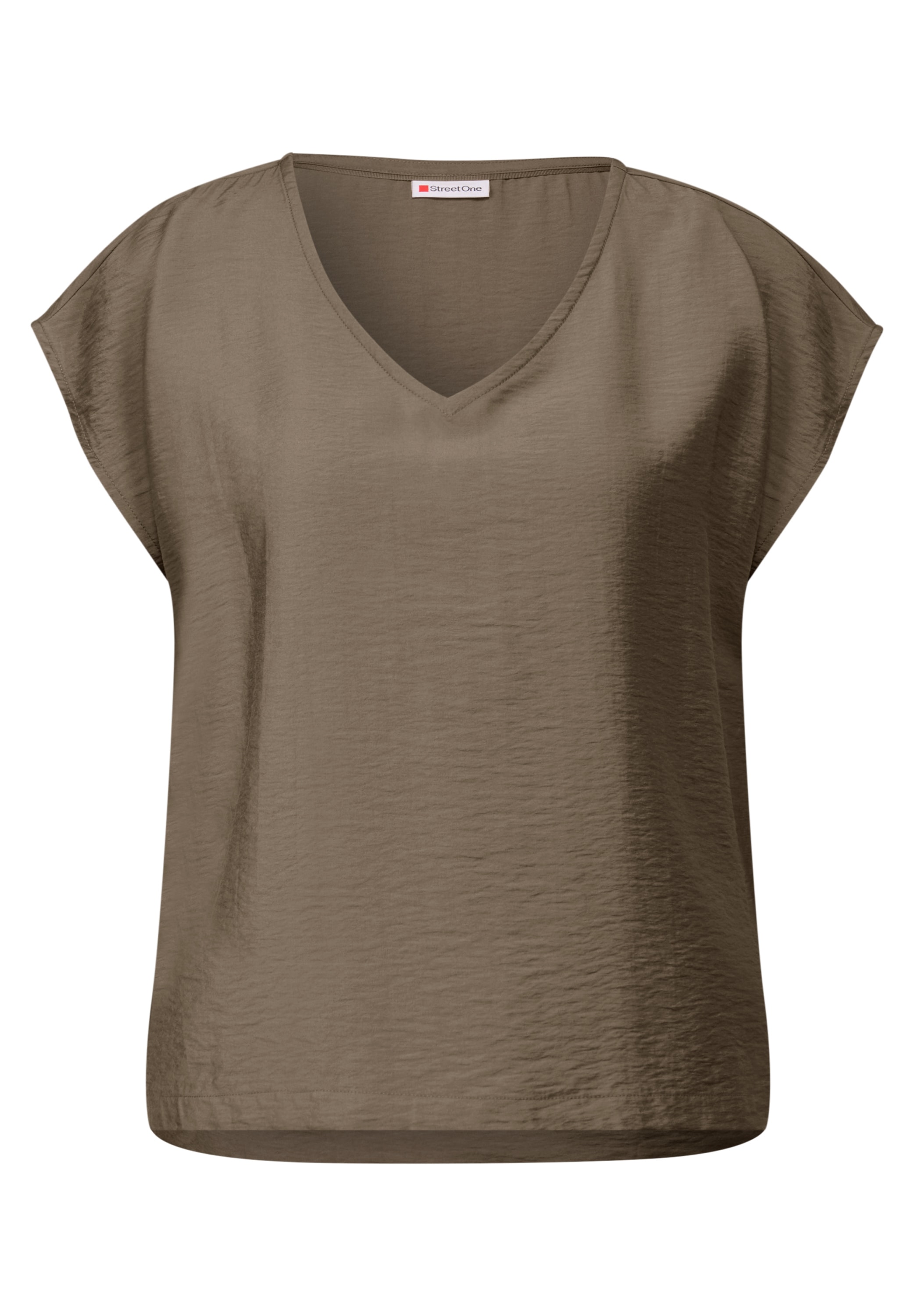 STREET ONE Shirtbluse, mit V-Neck