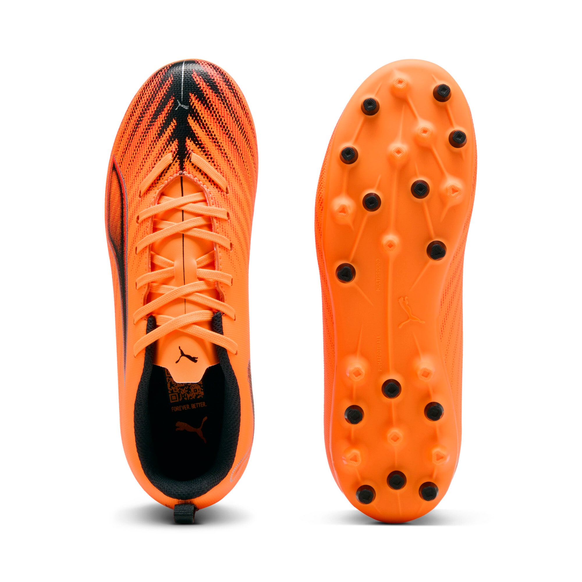 PUMA Chaussure de football »ULTRA 6 PLAY MG JR«  pour gazon synthétique et sols durs naturels, mesh fonctionnel léger
