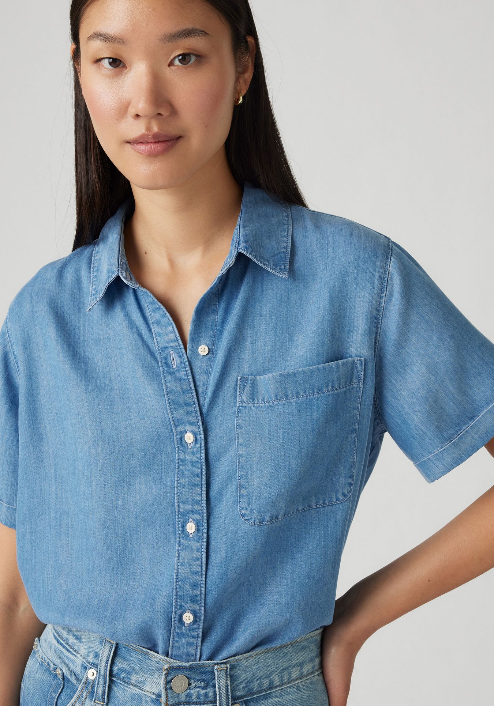 Levi's® Hemdbluse »DARLENE SS SHIRT« im Jeans-Style