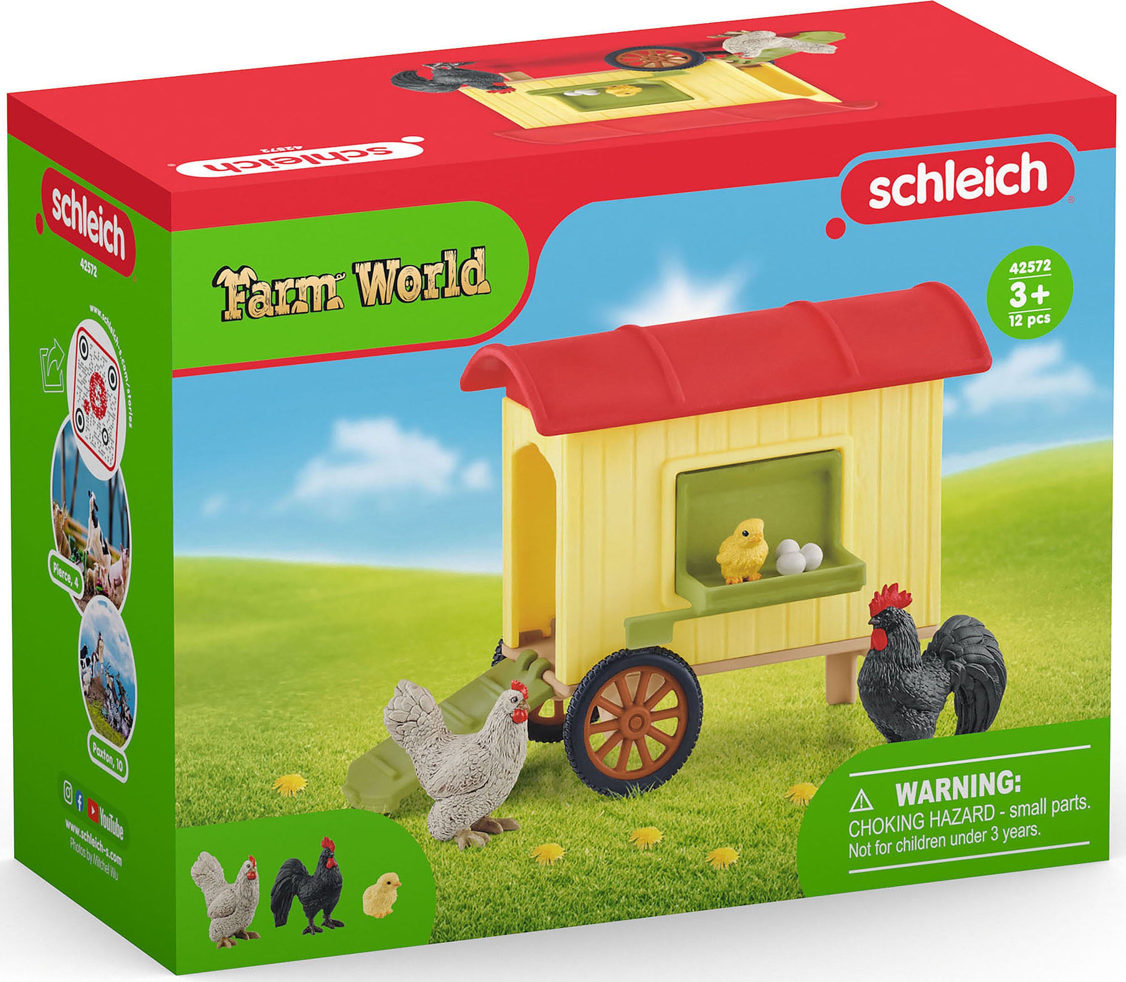 Schleich® Monde de jeu »FARM WORLD, Hühnerstall (42572)«