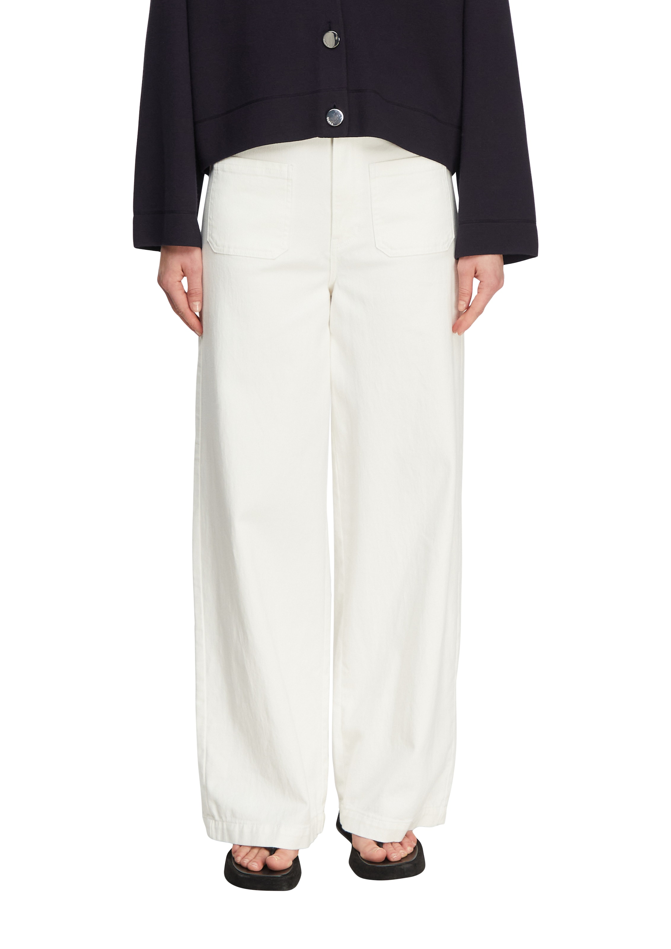Image of Comma Weite Jeans mit Taschen