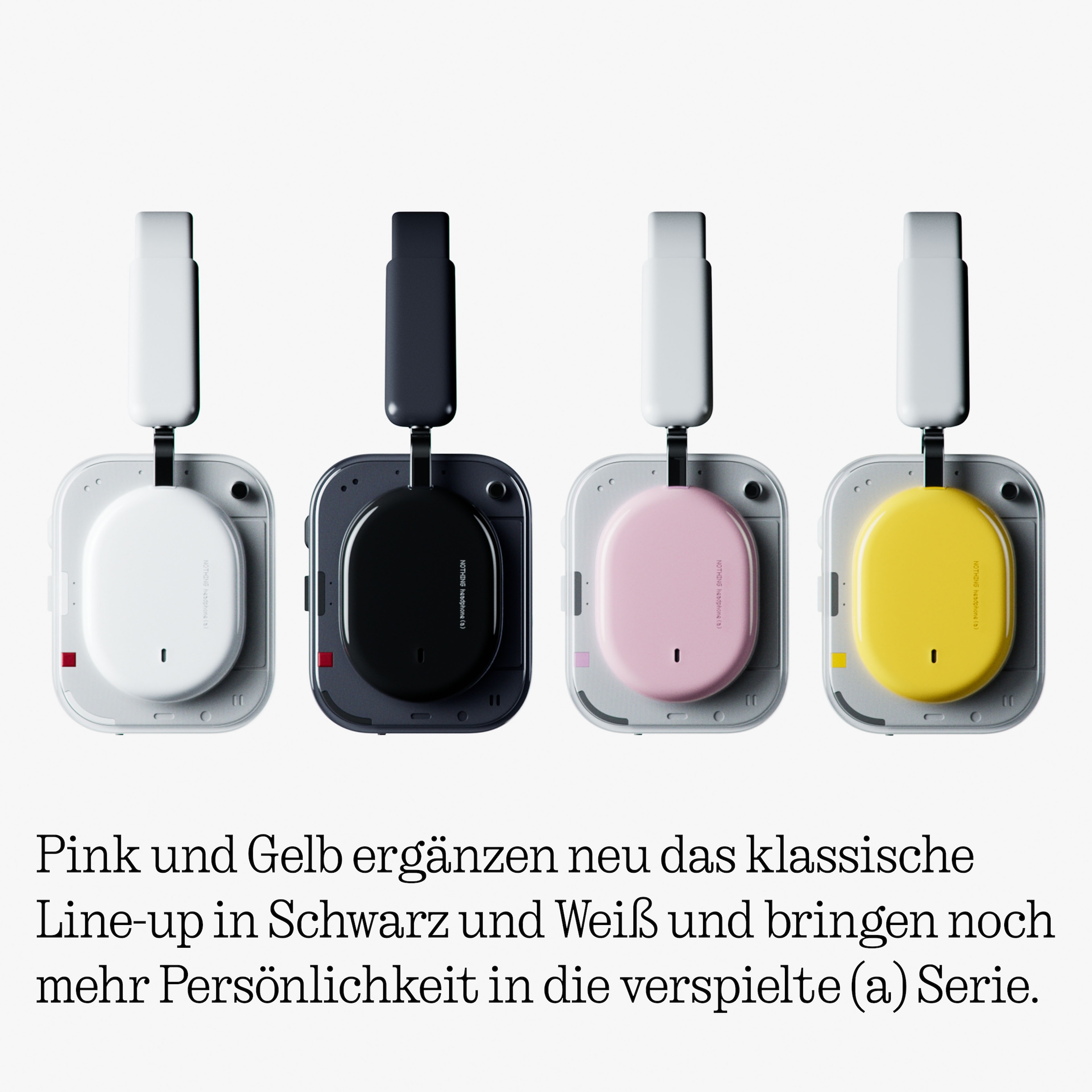 NOTHING Casque »Headphone (a)« Active Noise Cancelling (ANC) | Hi-Res | fonction mains libres | mode transparence