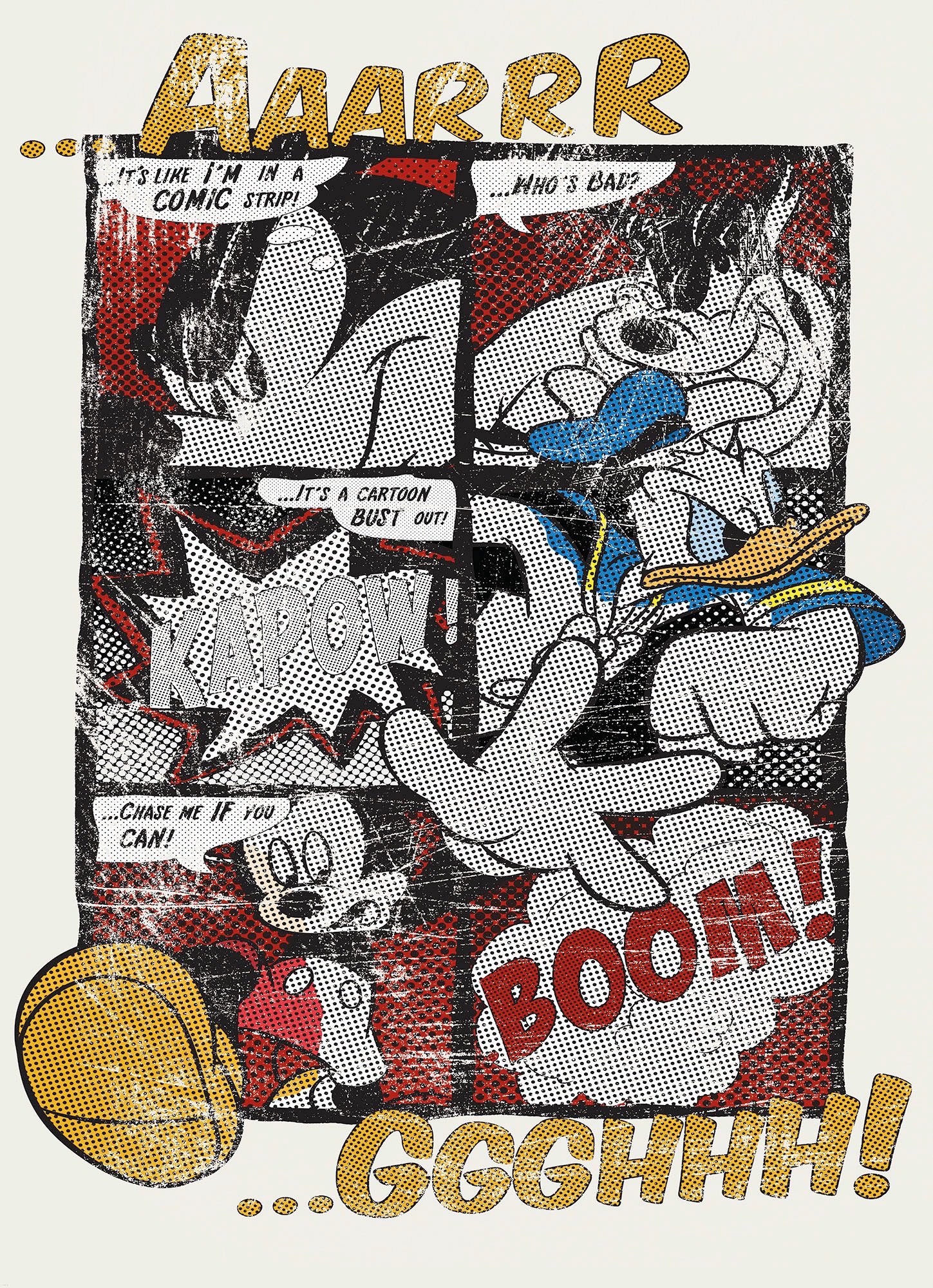 Komar Fototapete »Mickey's Great Escape - Grösse 184 x 254 cm«, bedruckt, Kinderzimmer