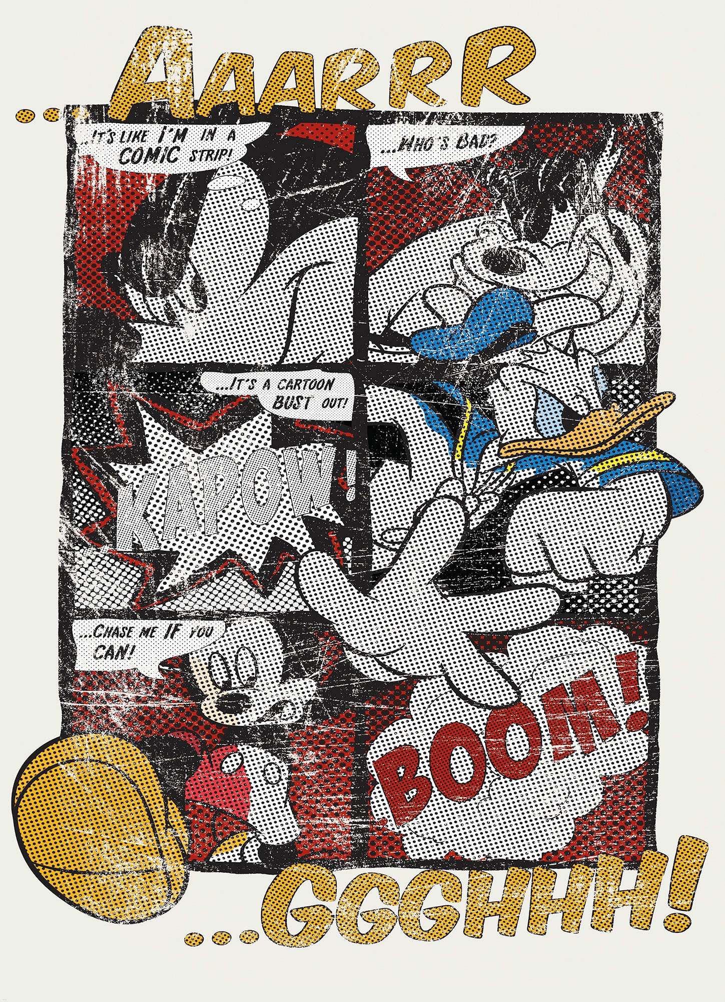 Komar Fototapete "Mickeys Great Escape - Größe 184 x 254 cm" bedruckt glatt Kinderzimmer