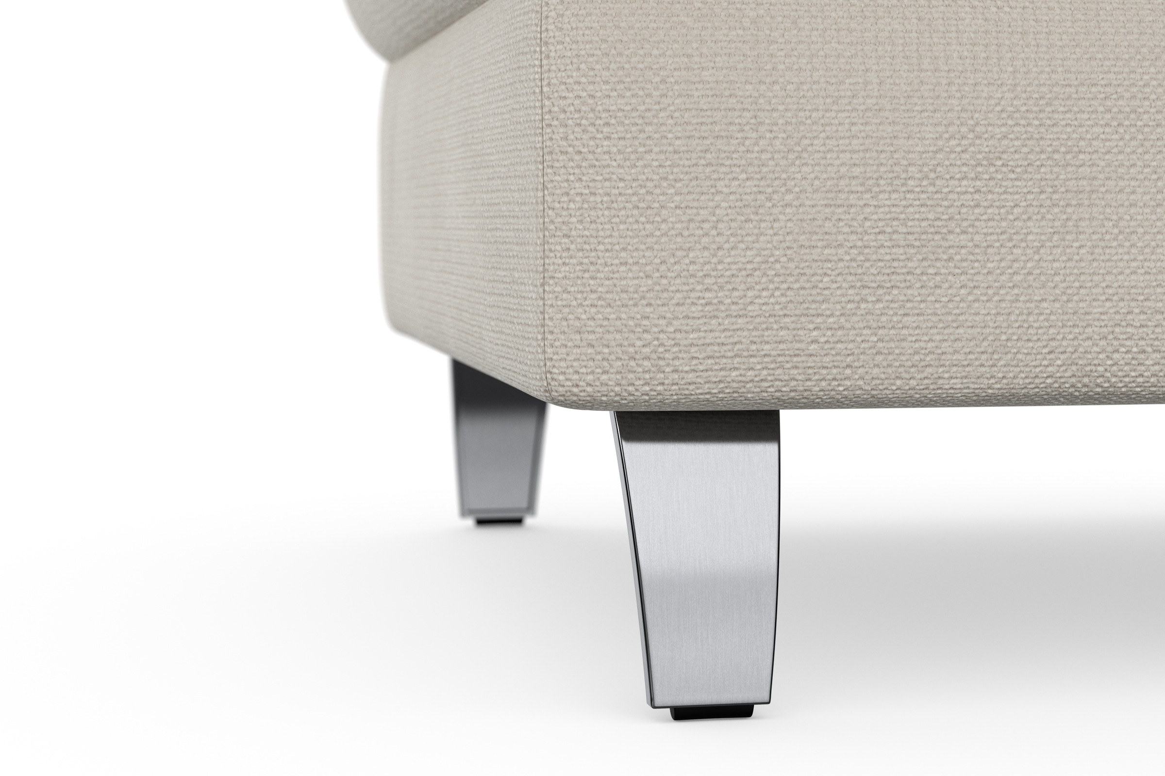 sit&more Stauraumhocker »Grenoble«, mit Stauraum und satinierten Füssen