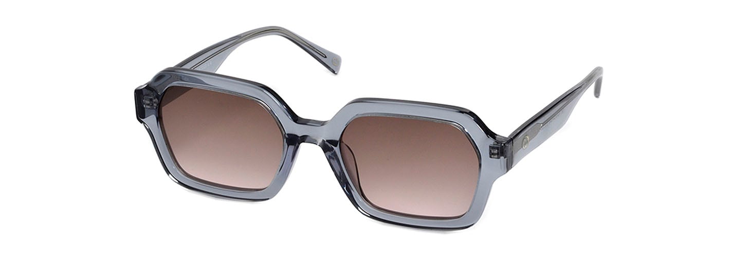 Sonnenbrille, Sechseckige Damenbrille im Bold-Look, Vollrand