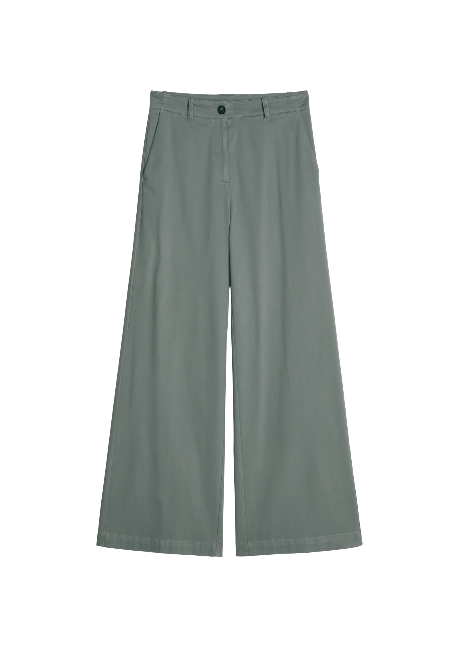 Marc O'Polo Pantalon en tissu »MARGO WIDE«  en coton biologique satin stretch
