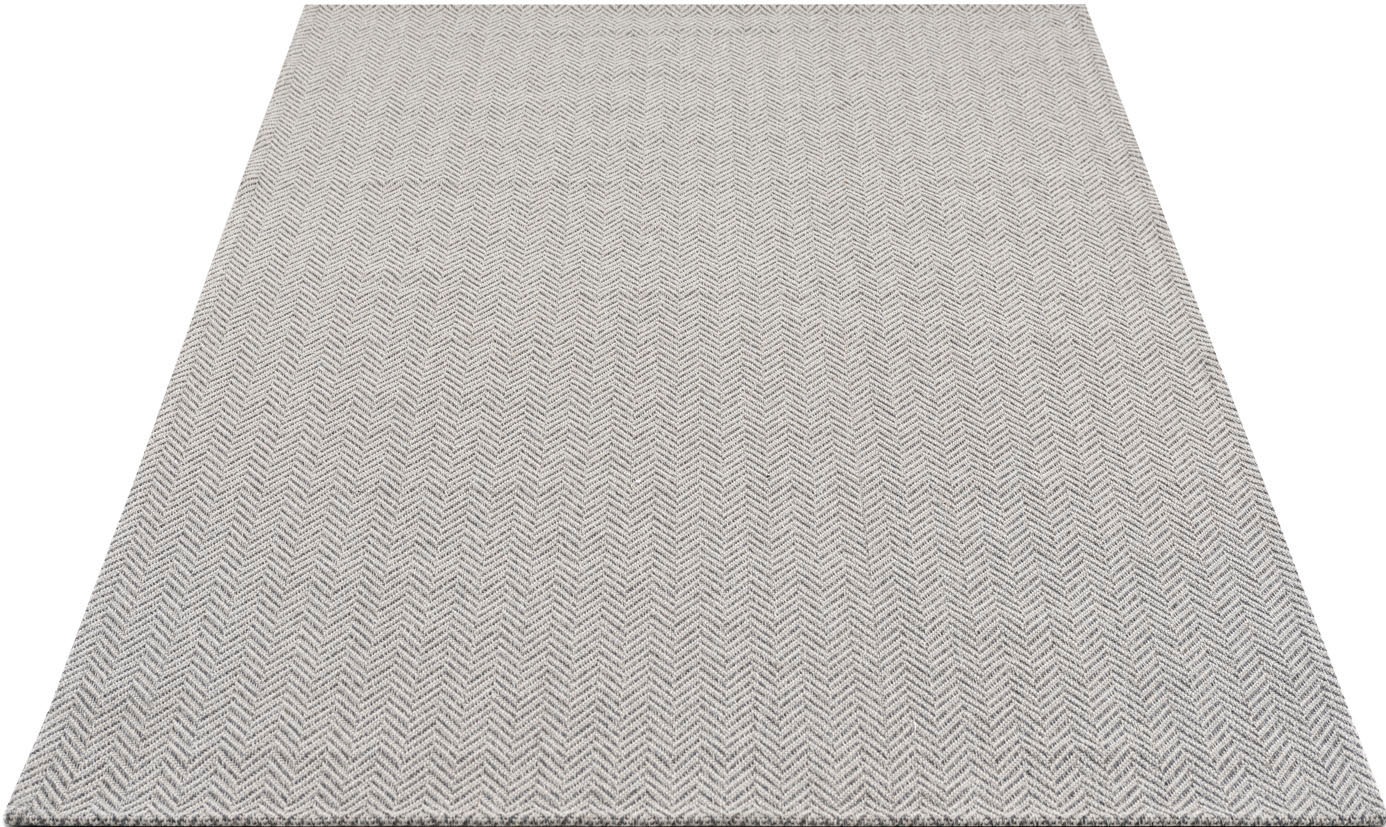 Image of Carpet City Teppich »Cotton«, rechteckig, 5 mm Höhe, Flachgewebe, 100% Baumwolle, Zickzack Look, Wohnzimmer, Flur, Diele, Robust bei Ackermann Versand Schweiz