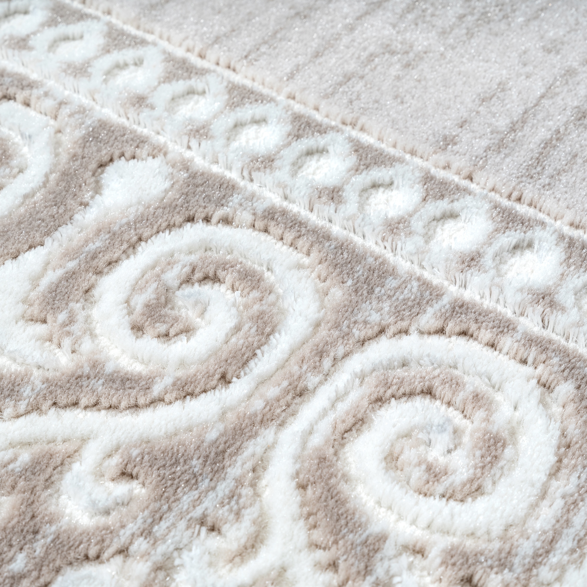 Sanat Tapis »Harmony 3204 , auch als Läufer und rund« Rectangulaire 12 mm Höhe Wohnzimmer, Kurzflor, modern,  Orient Optik, Schlafzimmer