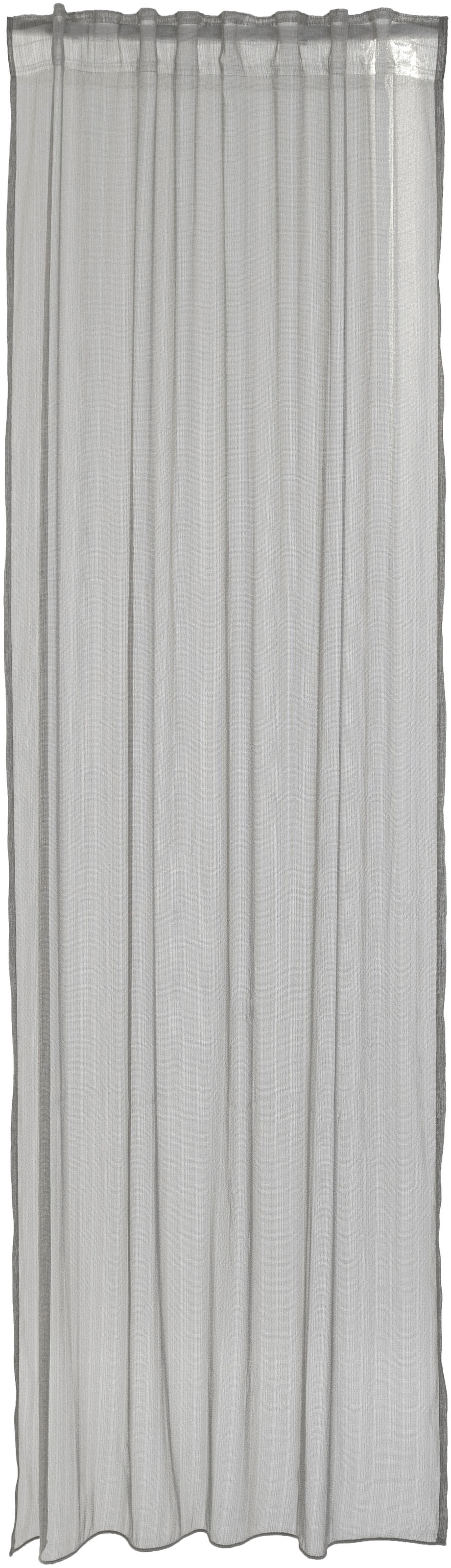 Image of HOMING Gardine "Nian" verdeckte Schlaufen 1 Stk. tlg. Fertigschal