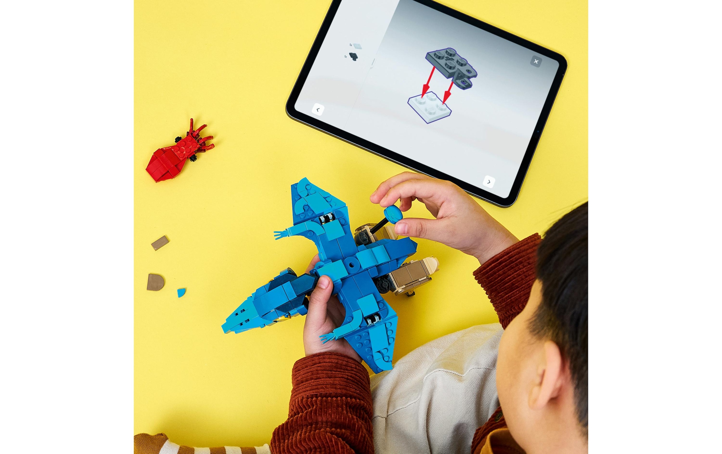 LEGO® Konstruktionsspielsteine »Baby-Dinosaurier: Pteranodon (77977), LEGO Jurassic World« Made in Europe