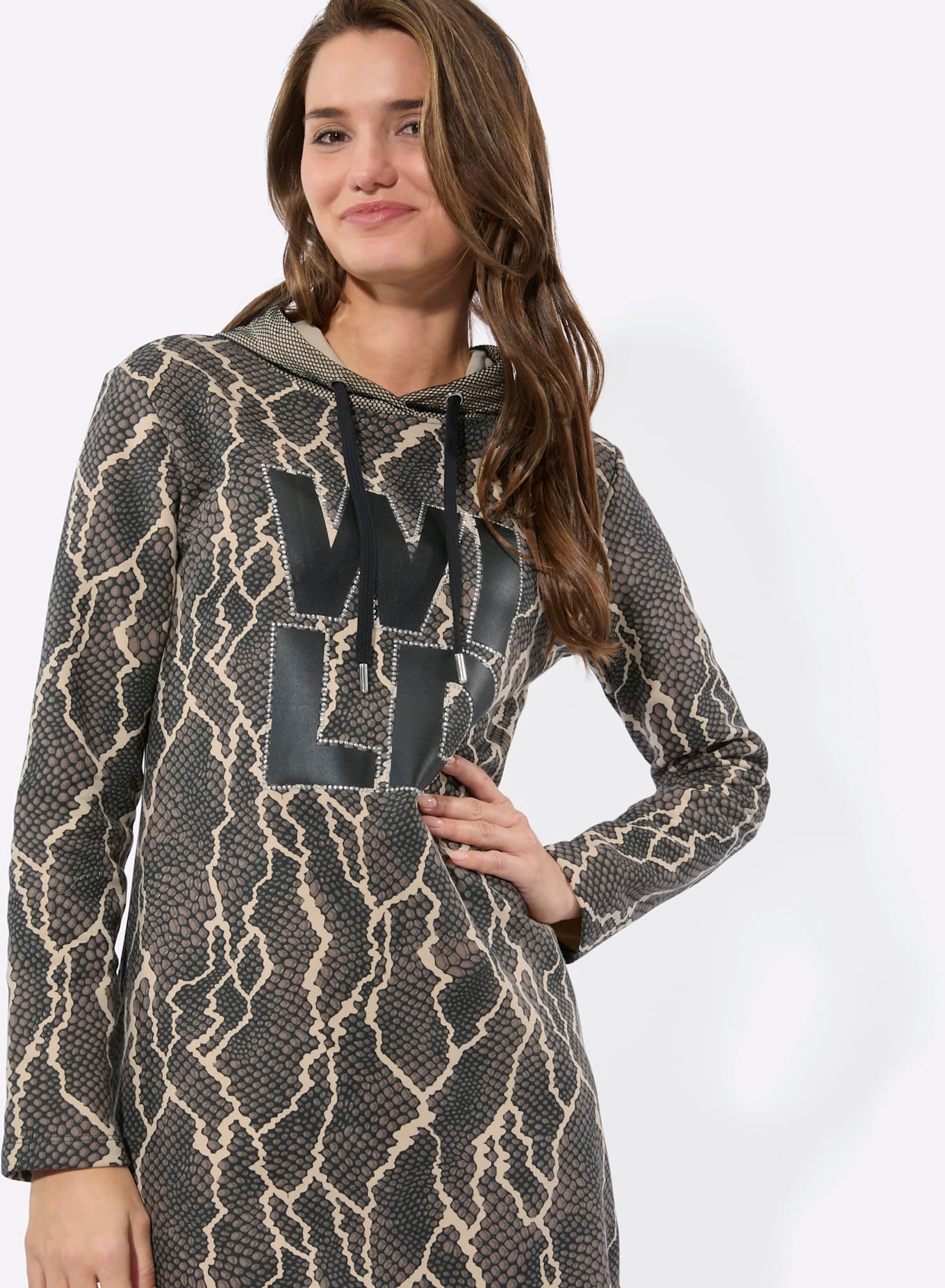 Inspirationen Robe en sweat »Druck-Kleid«