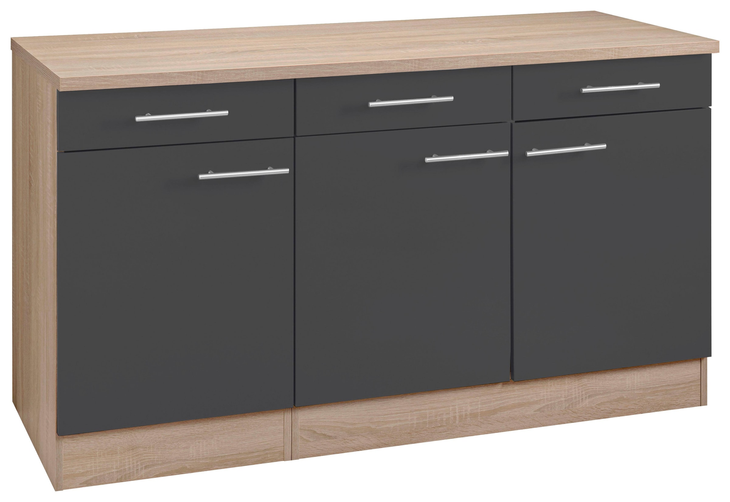 ♕ OPTIFIT Unterschrank Breite 150 versandkostenfrei »Kalmar«, viel Stauraum cm, mit auf