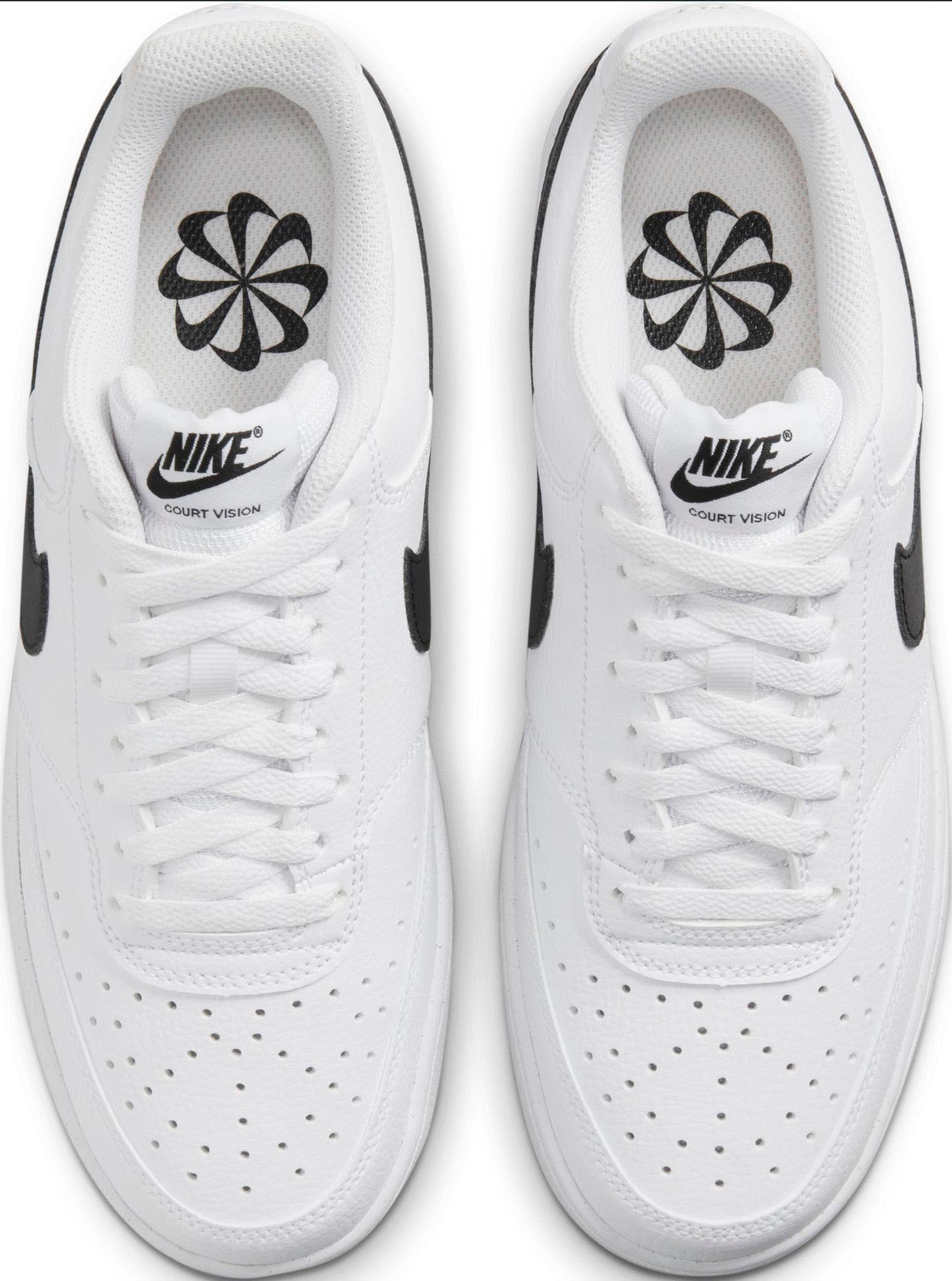 Nike Sportswear Sneaker »COURT VISION LOW NEXT NATURE«, Design auf den Spuren des Air Force 1