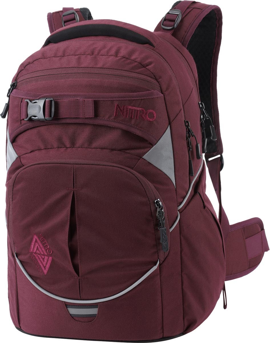 Image of NITRO Schulrucksack »Superhero, Wine«, Reflektoren bei Ackermann Versand Schweiz