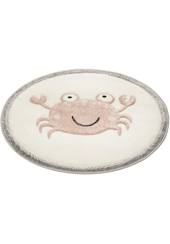 Esprit Teppich »Crab ESP-21074«, rund, 13 mm Höhe, Rundteppich mit Krabben Motiv kaufen
