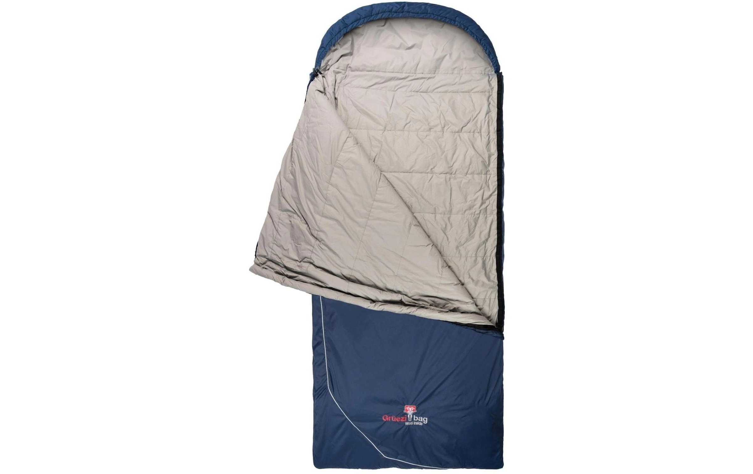 Grüezi bag Sac de couchage »Wolle Camp Comf XXL 4 °C 190 cm« Schlafsack für Erwachsene