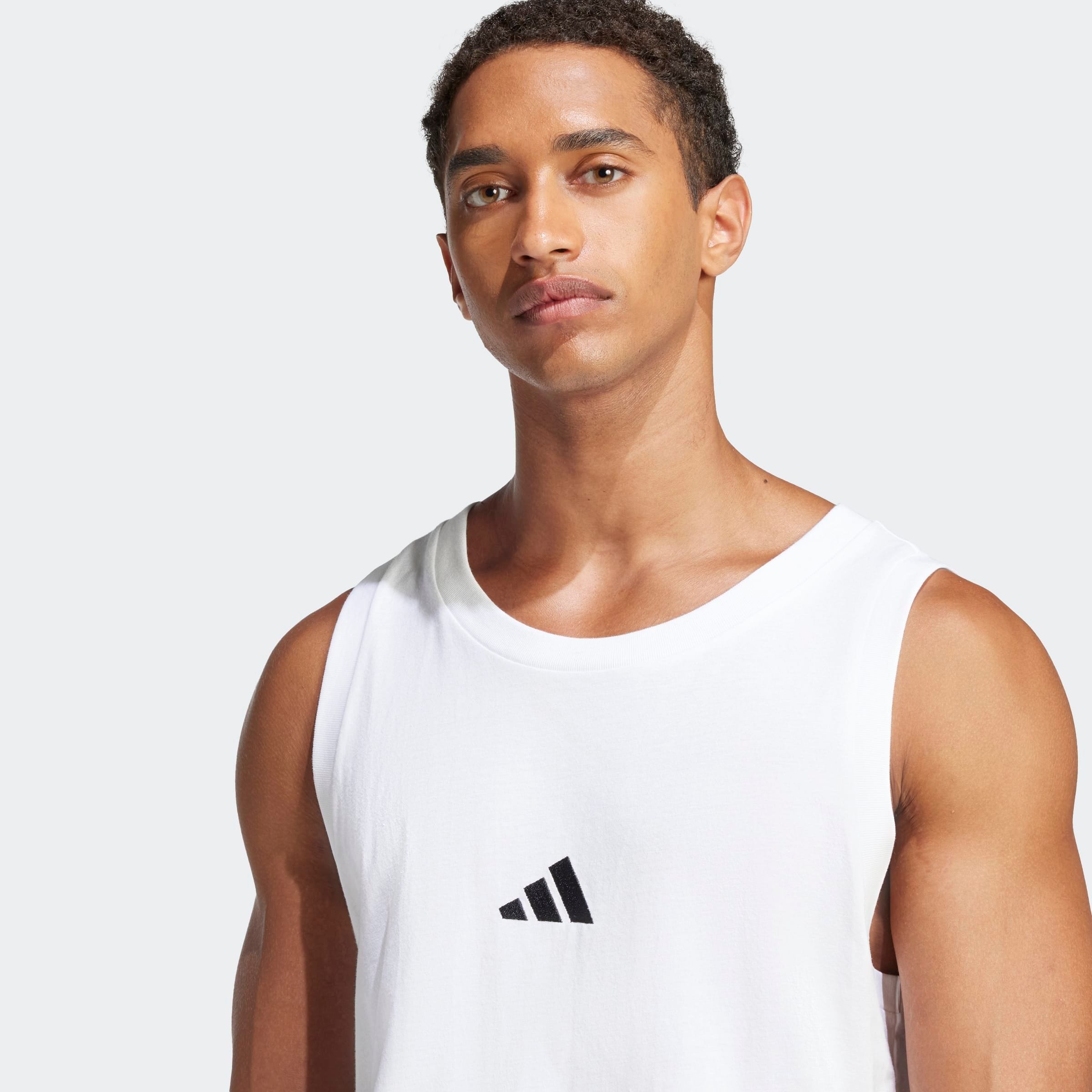 adidas Sportswear Débardeur »M SL TANK« col rond, sans fermeture, en coton