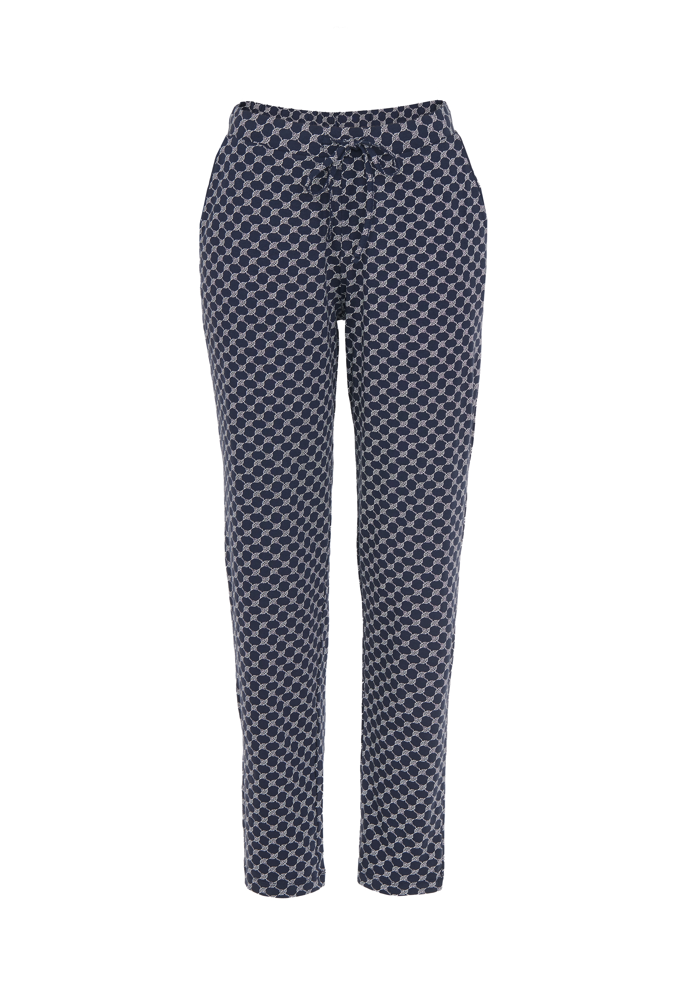 JOOP! Pyjamahose »Cosy«  mit Tunnelzug und Bindeband, Cornflower-Allover