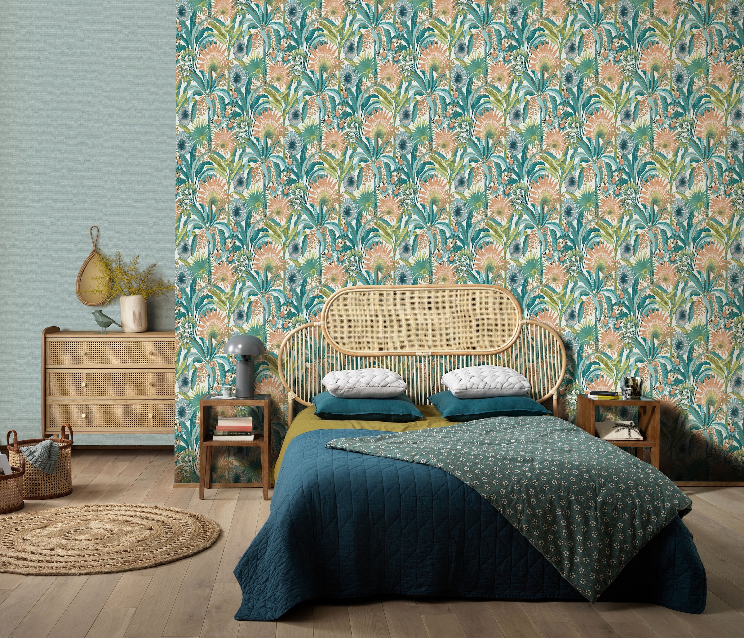 Erismann Papier peint intissé »Vliestapete Flower Power« Phthalate frei