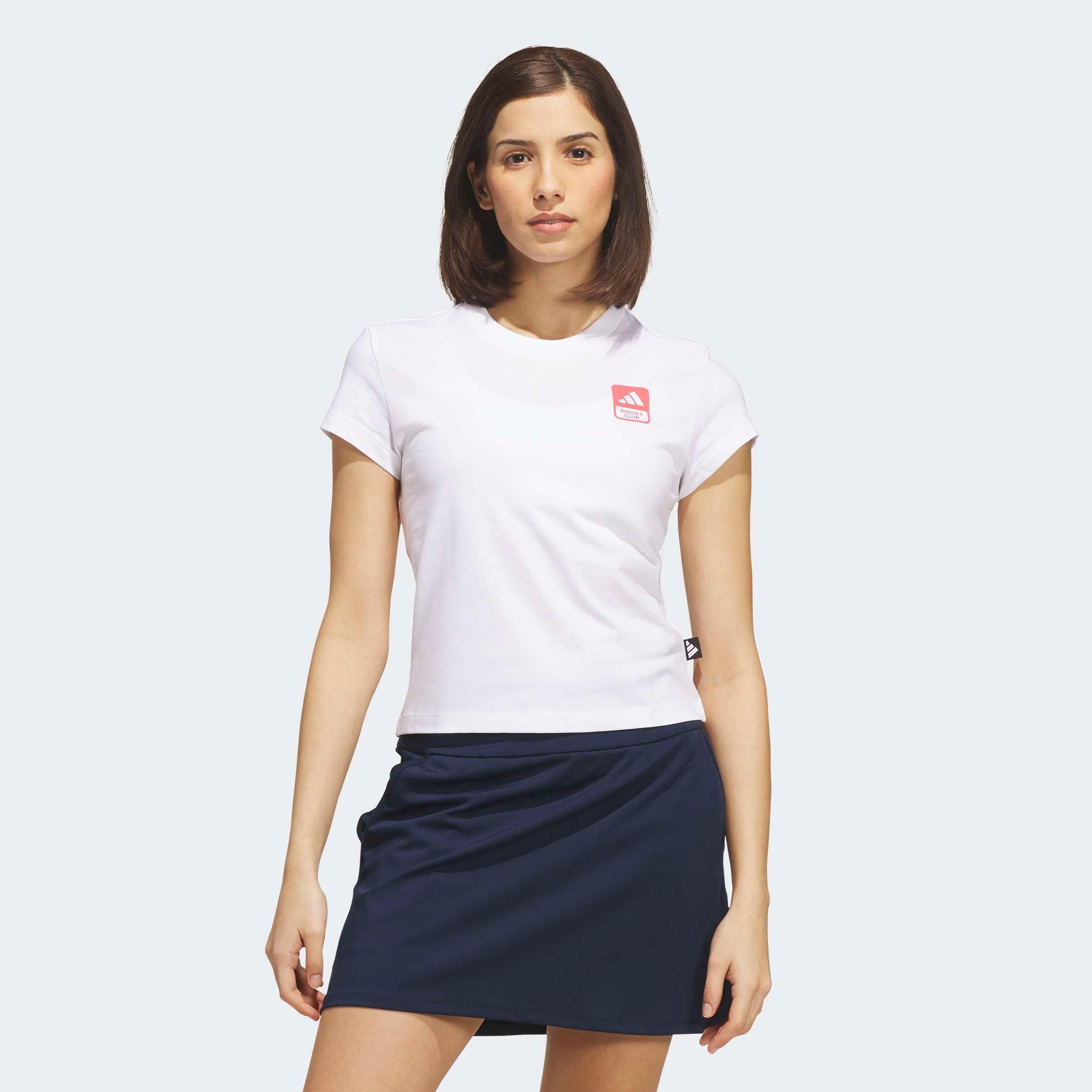 Image of adidas Performance T-Shirt "W BU DRIVER T" mit Rundhalsausschnitt, für Erwachsene, aus Baumwolle
