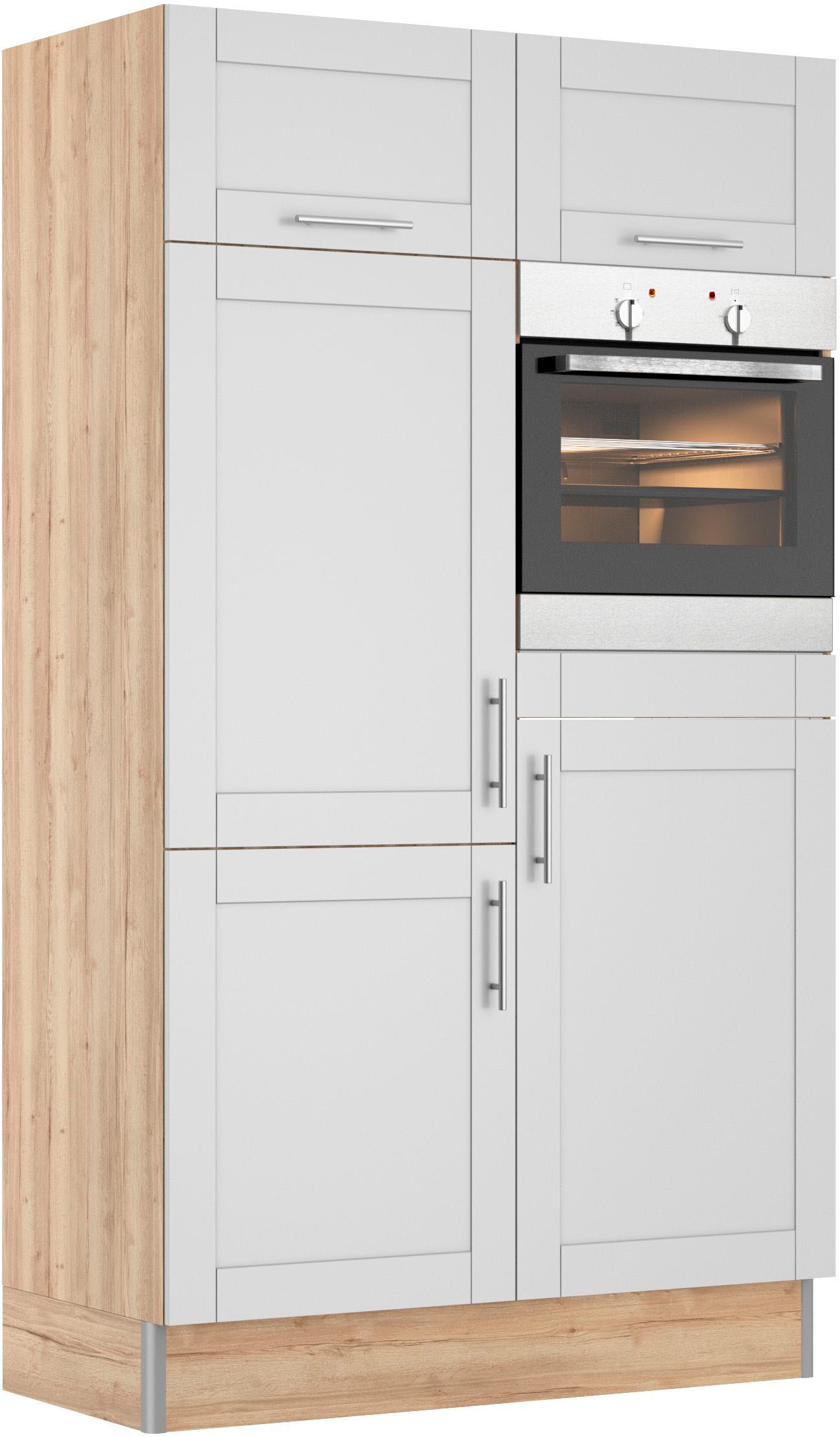 Küche »Ahus, Back-/Kühlmodul«, Breite 120 cm, wahlw. mit E-Geräten, Soft Close...