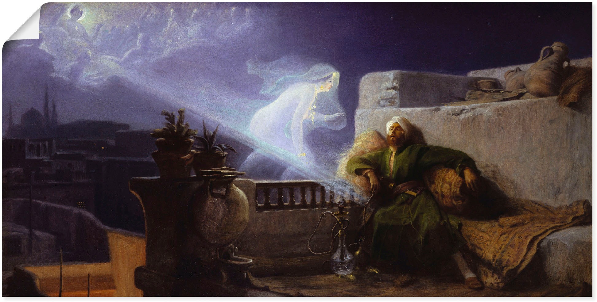 Image of Artland Wandbild »Orientalischer Traum. 1904«, Gruppen & Familien, (1 St.), in vielen Grössen & Produktarten -Leinwandbild, Poster, Wandaufkleber / Wandtattoo auch für Badezimmer geeignet bei Ackermann Versand Schweiz