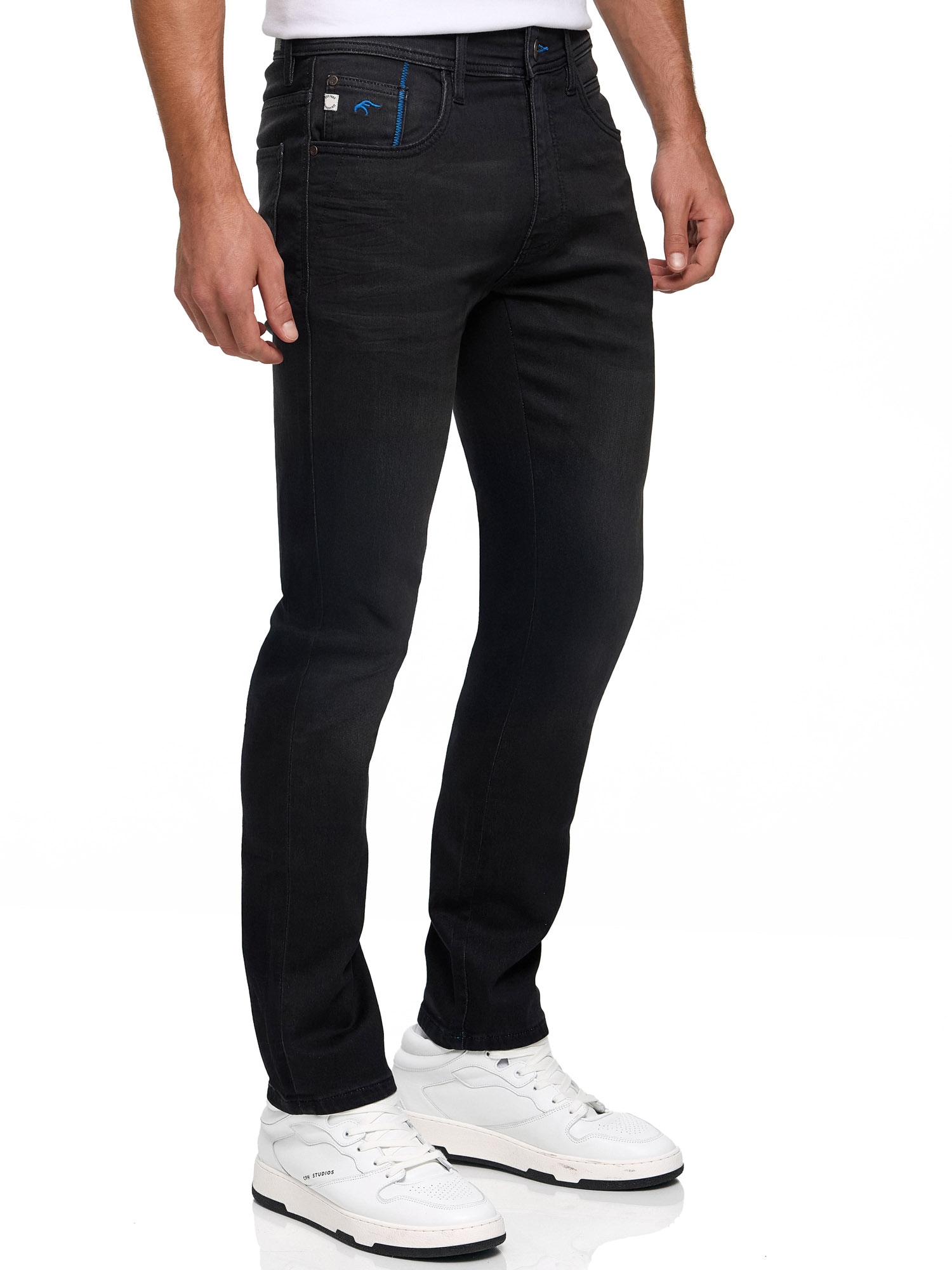 Indicode Jeans coupe régulière »INCoil« Mélange de coton, coupe regular
