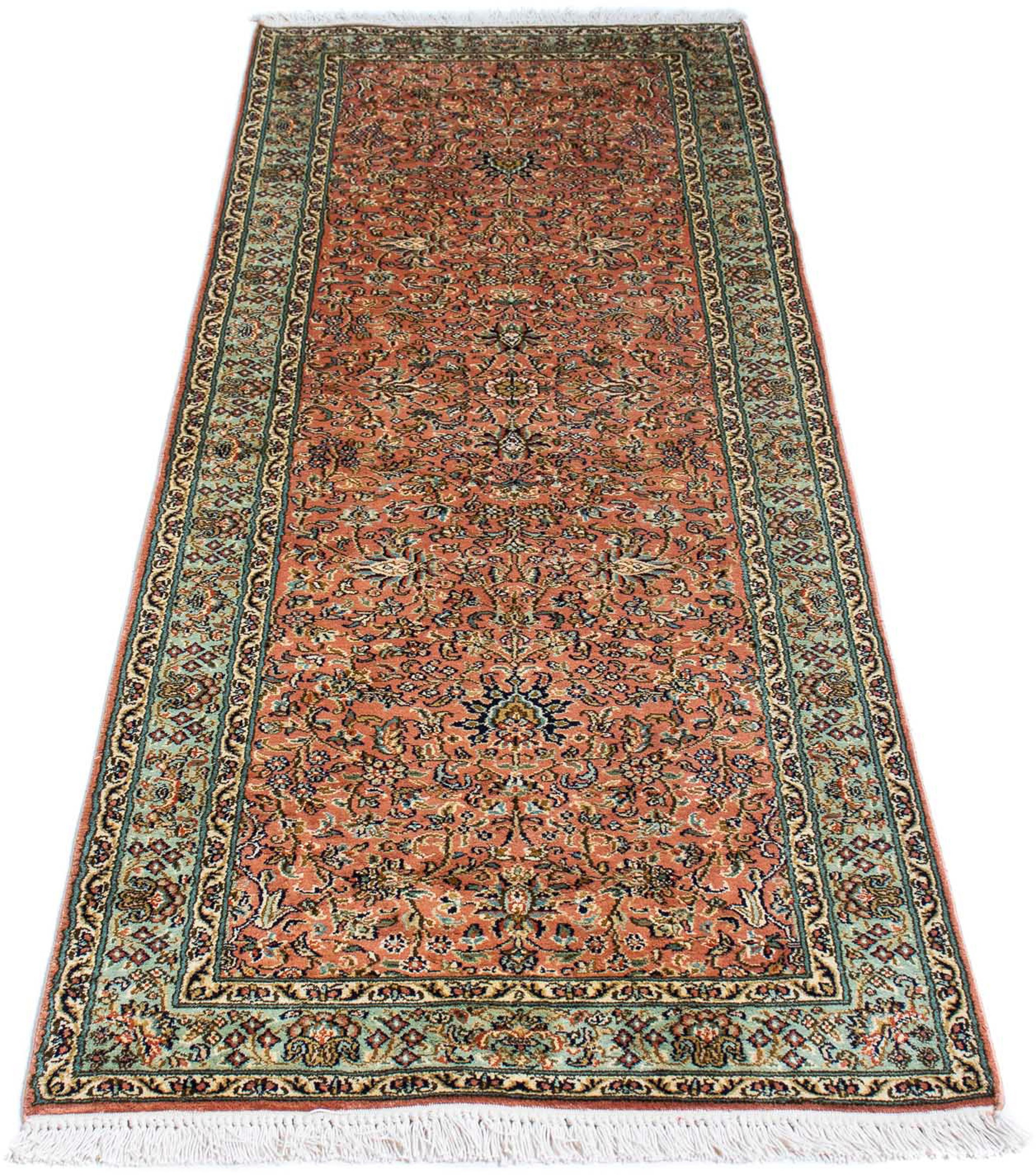Image of morgenland Orientteppich »Perser - Classic - 190 x 63 cm - hellrot«, rechteckig, 10 mm Höhe, Wohnzimmer, Handgeknüpft, Einzelstück mit Zertifikat bei Ackermann Versand Schweiz
