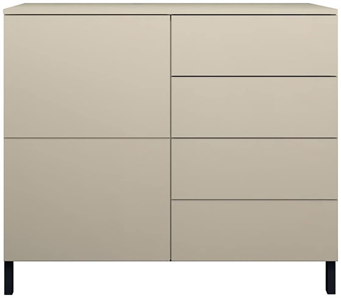 borchardt Möbel Kommode »Haama, modern, grifflos, Metallfüsse, praktisch,  2 Türen« Push-To-Open, verstellbare Einlegeböden, viel Stauraum, Breite 93cm