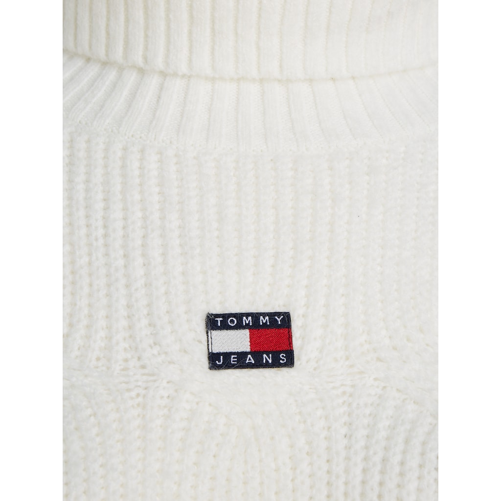 Tommy Jeans Strickpullover »TJW BADGE TRTLNK CABLE SWEATER«