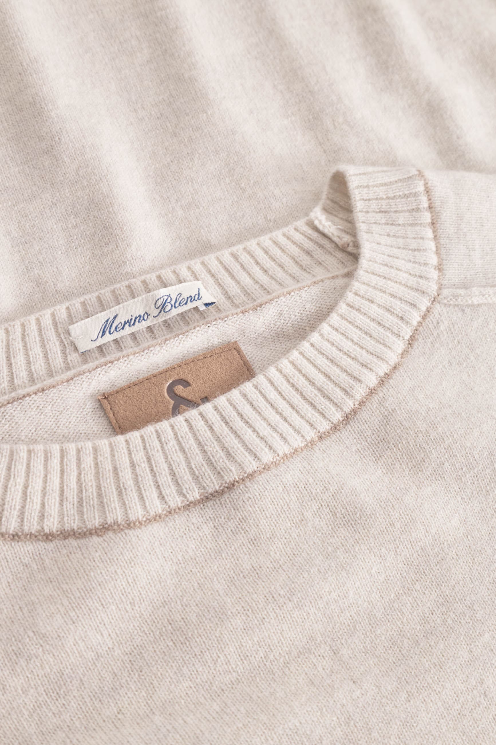 colours & sons Pull en tricot »colours & sons Pullover Roundneck-Merino Blend«