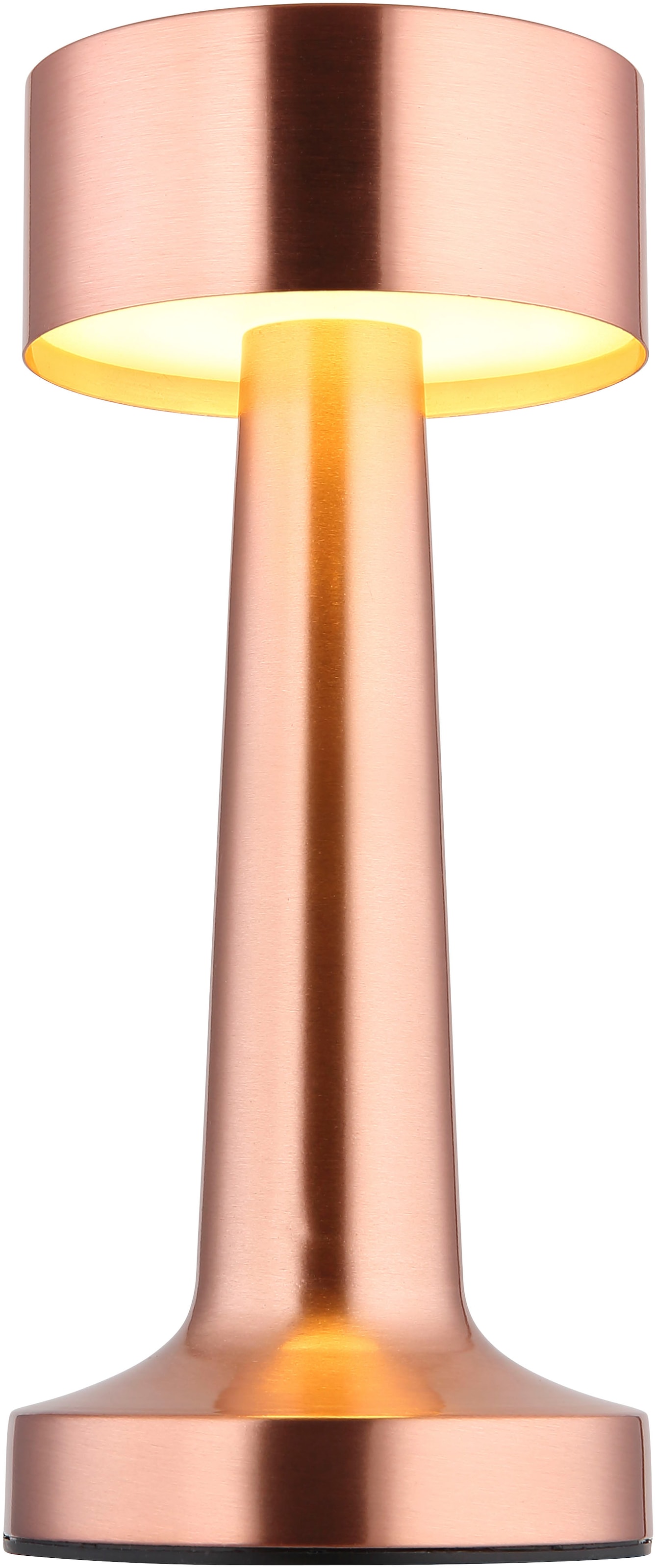 GLOBO LIGHTING Lampe de table LED »ANGELIKA - Akkutischleuchte« Module LED 1 cuis blanc chaud - blanc froid lampe de table design, batterie, moderne, lampe à batterie, CCT