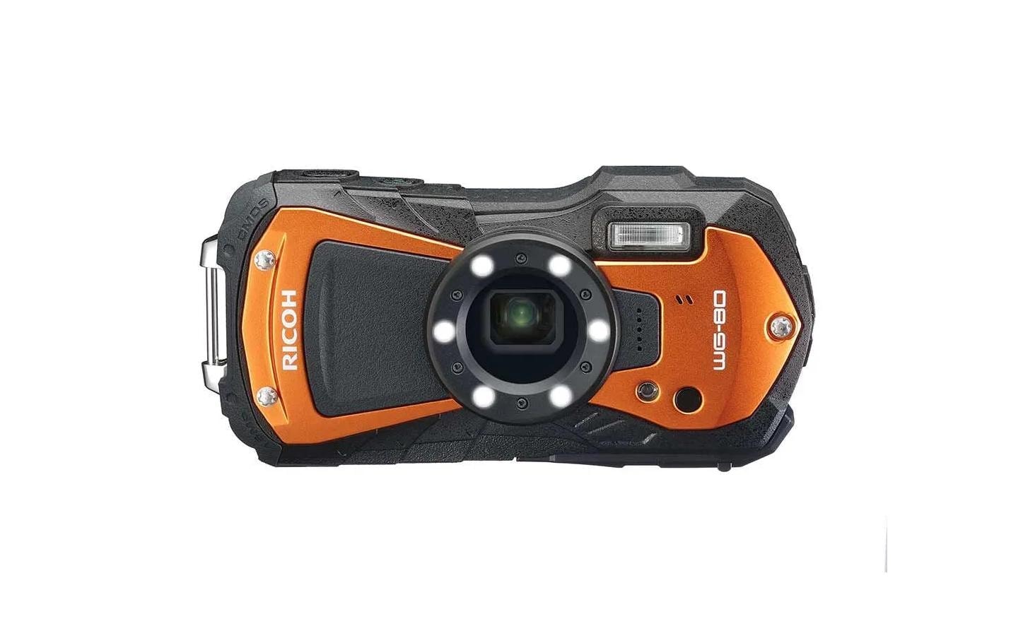Ricoh Outdoor-Kamera »WG-80 Orange«, 16 MP