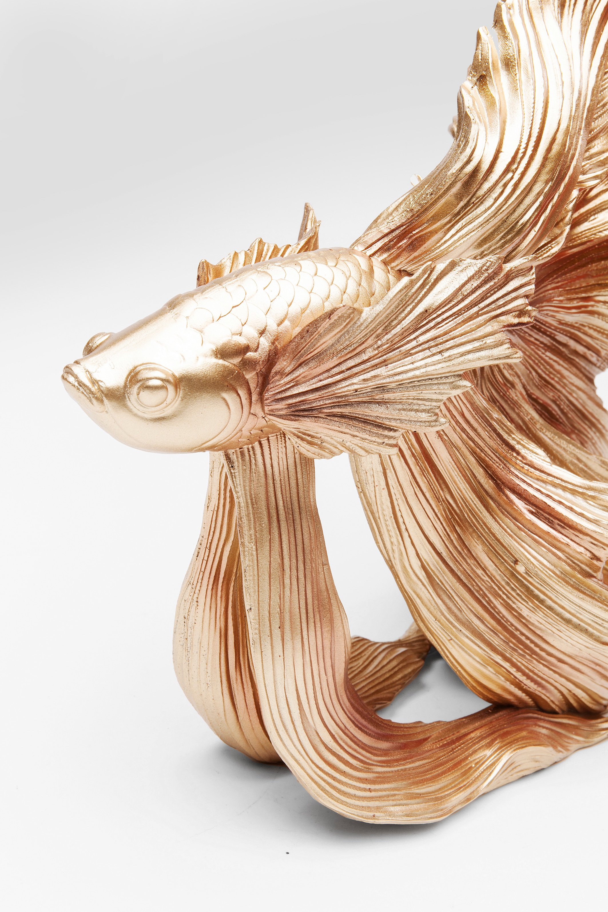 Kare Design Figurine de décoration »Deko Figur Betta Fish Gold Klein«