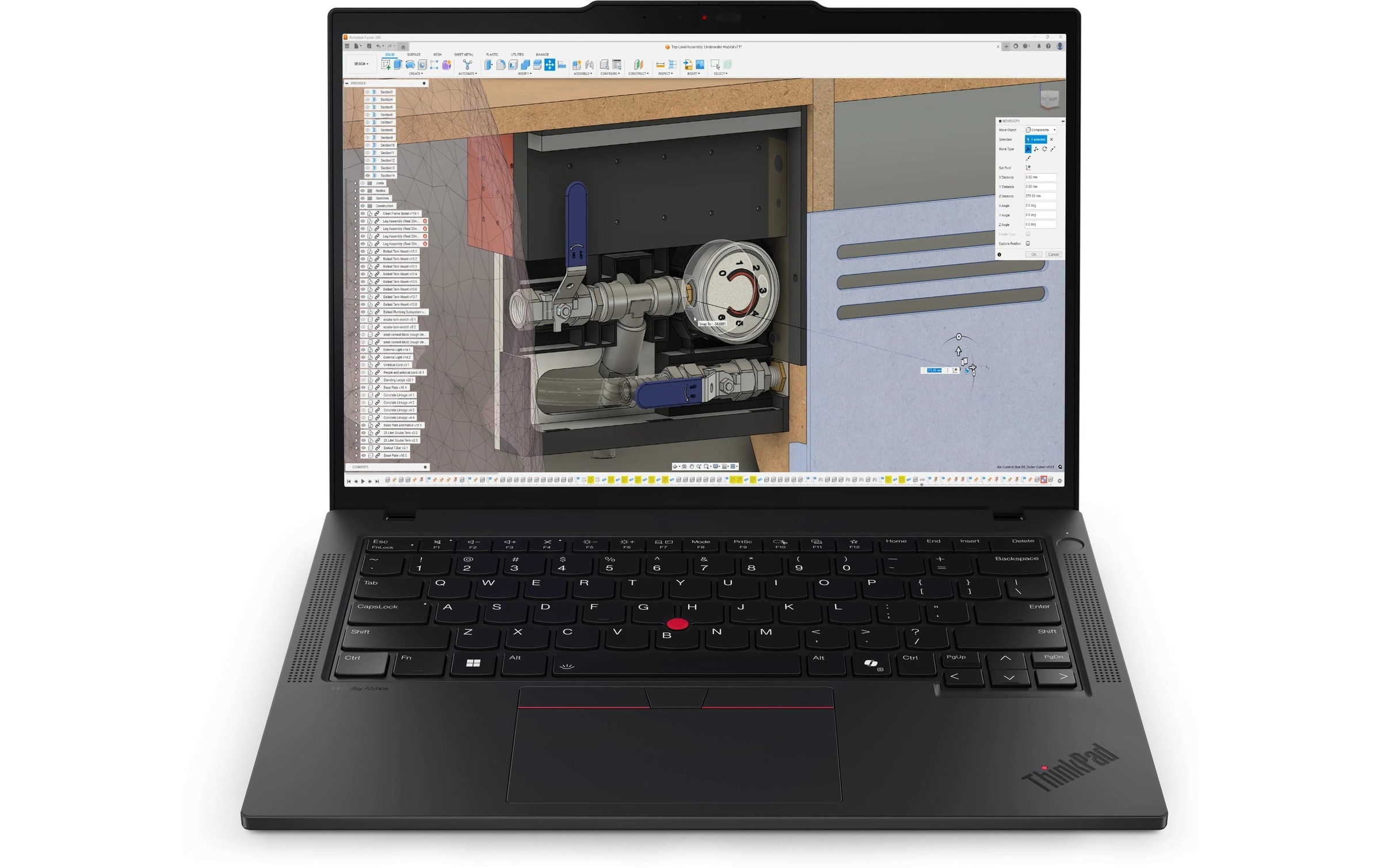 Image of Lenovo Business-Notebook "ThinkPad P14s Gen. 6 (AMD)" / 14 ″ AMD Ryzen Radeon
