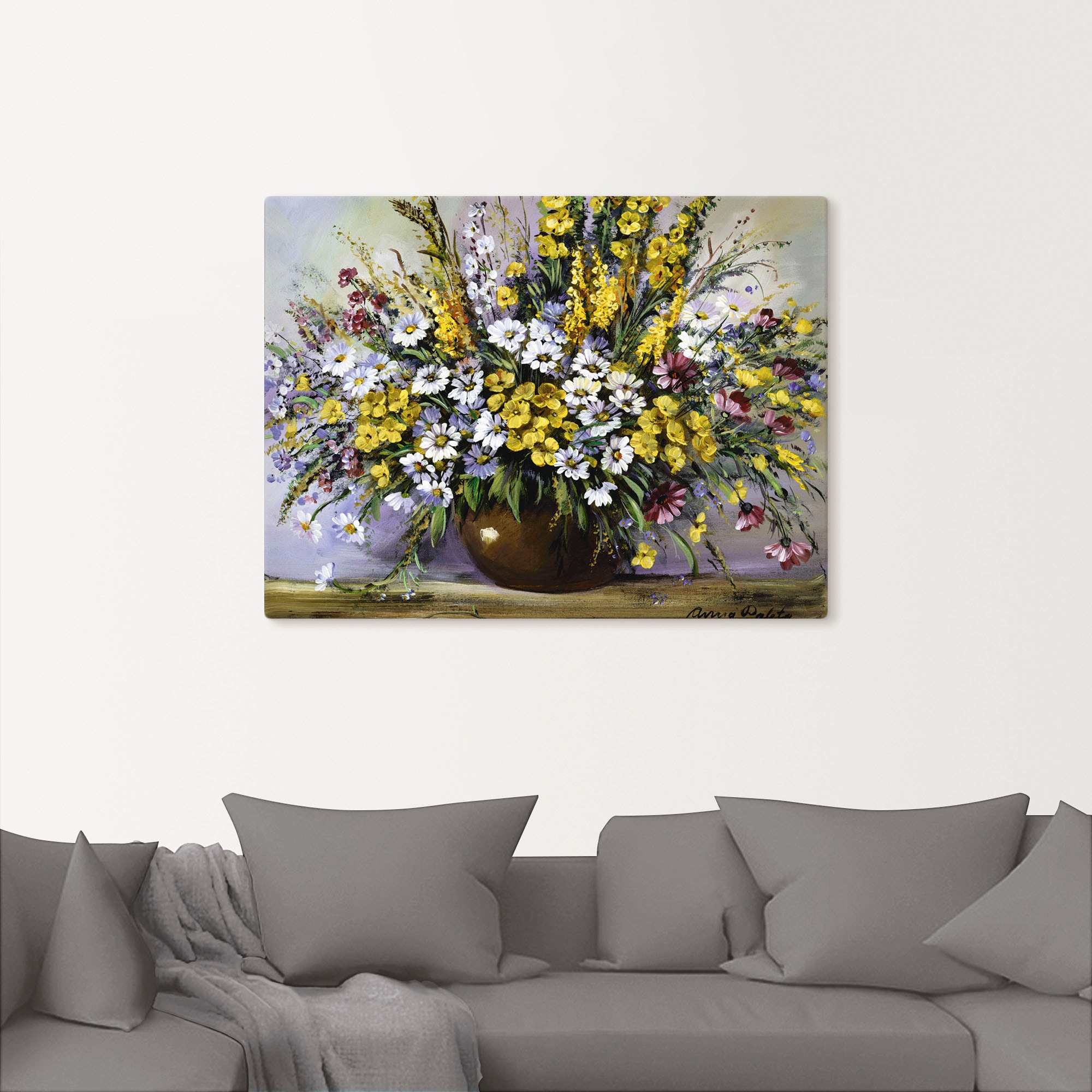 Artland Wandbild »Herrlichkeit von Gänseblümchen«, Blumen, (1 St.), als Leinwandbild, Poster in verschied. Grössen