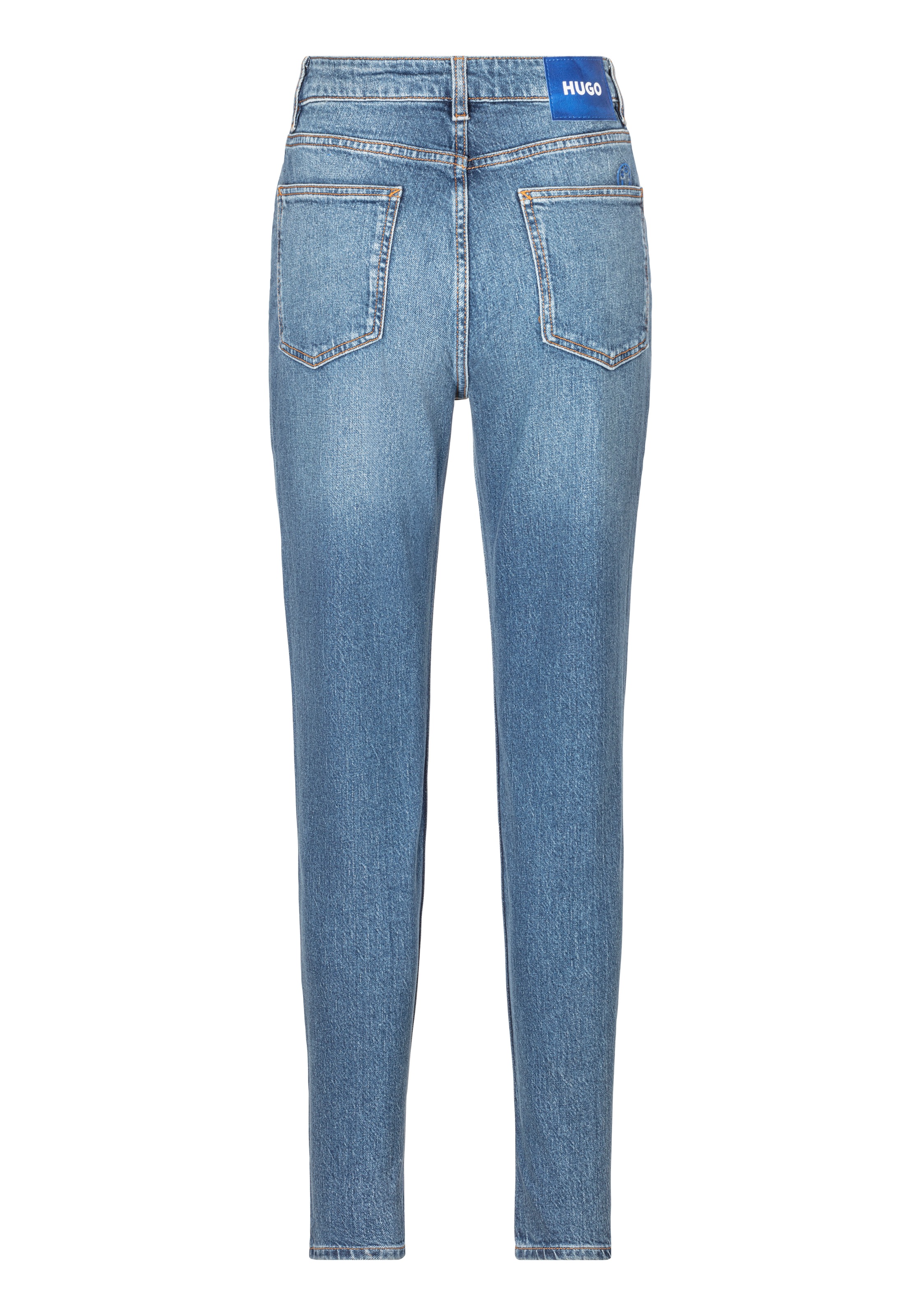HUGO Blue Mom-Jeans »Noe_B«, Straight Fit Jeans mit hoher Leibhöhe