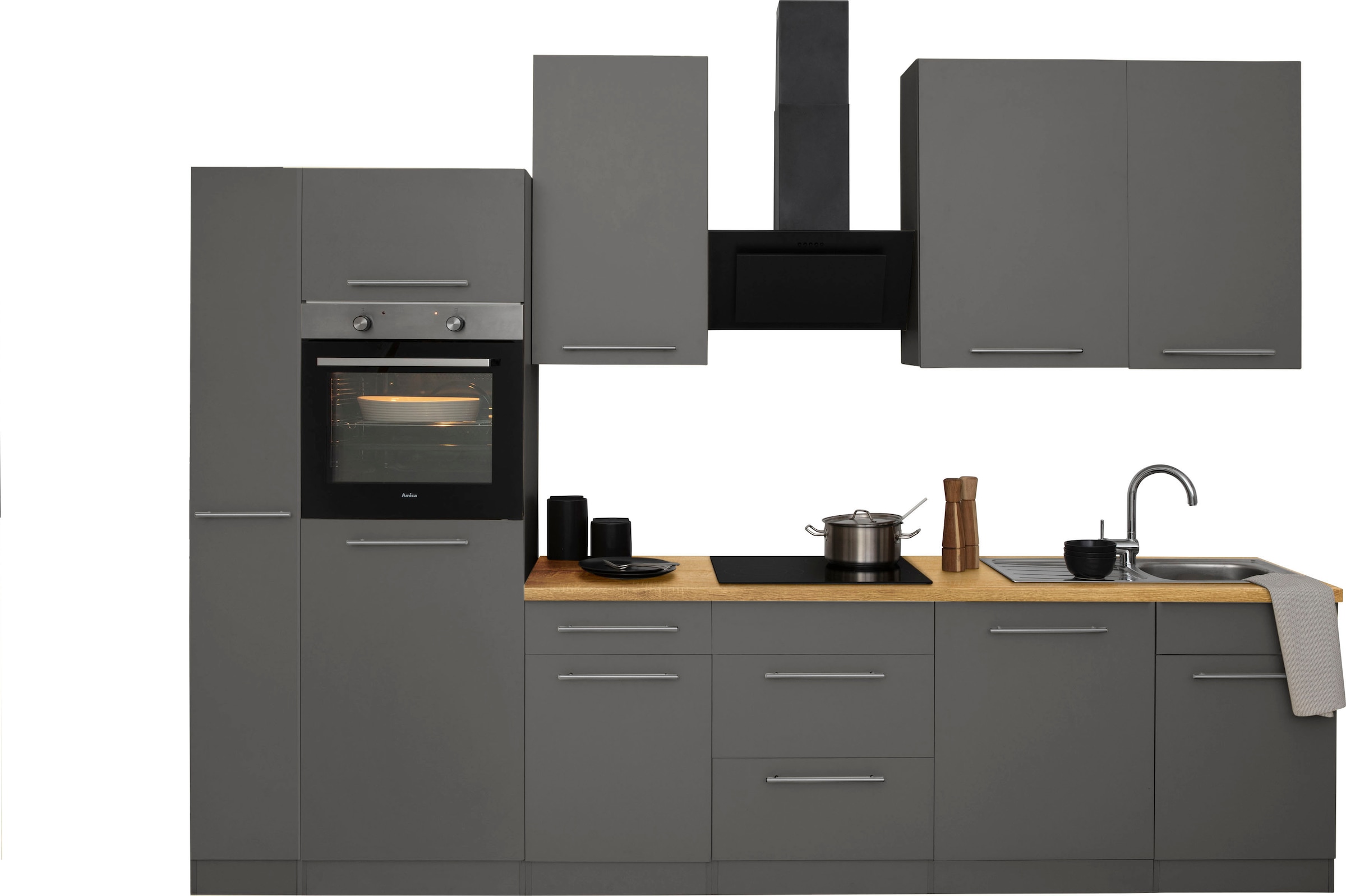 wiho Küchen Kitchenette »Unna« sans appareils électriques, largeur 310 cm