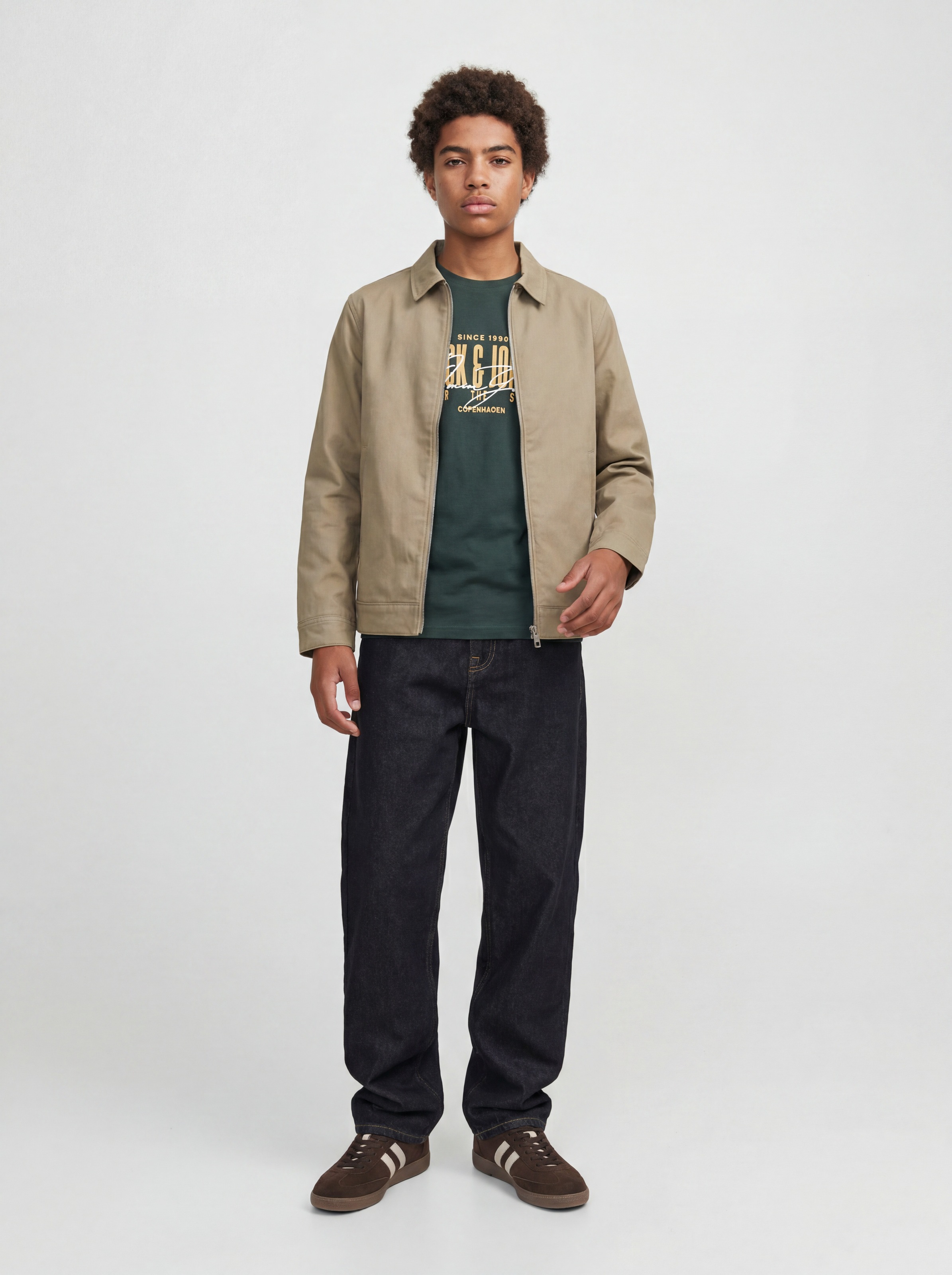 Jack & Jones Junior Rundhalsshirt »JJAERO TEE SS CREW NECK JNR« Baumwolle, regular fit