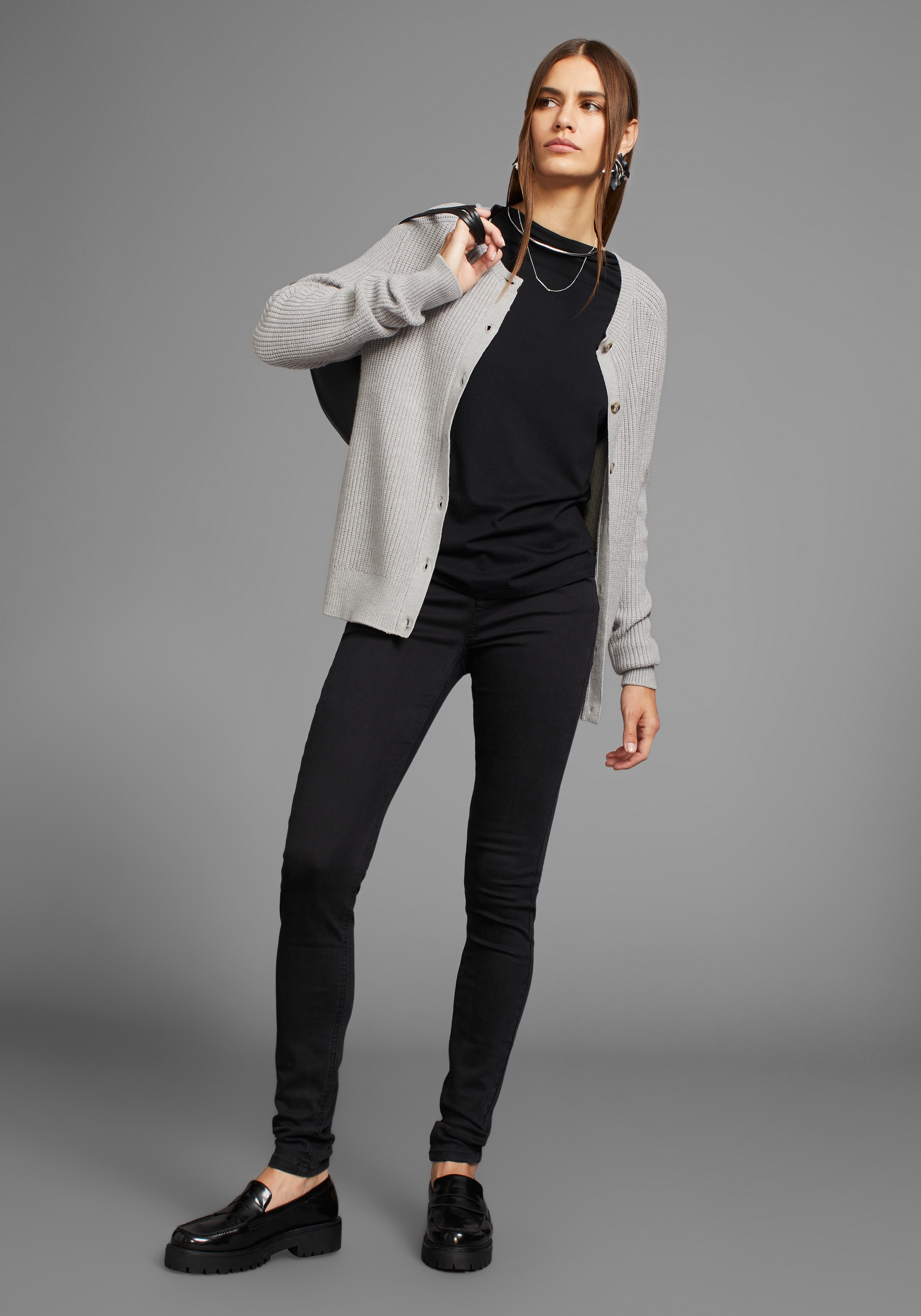 HECHTER PARIS Cardigan, mit Knopfleiste